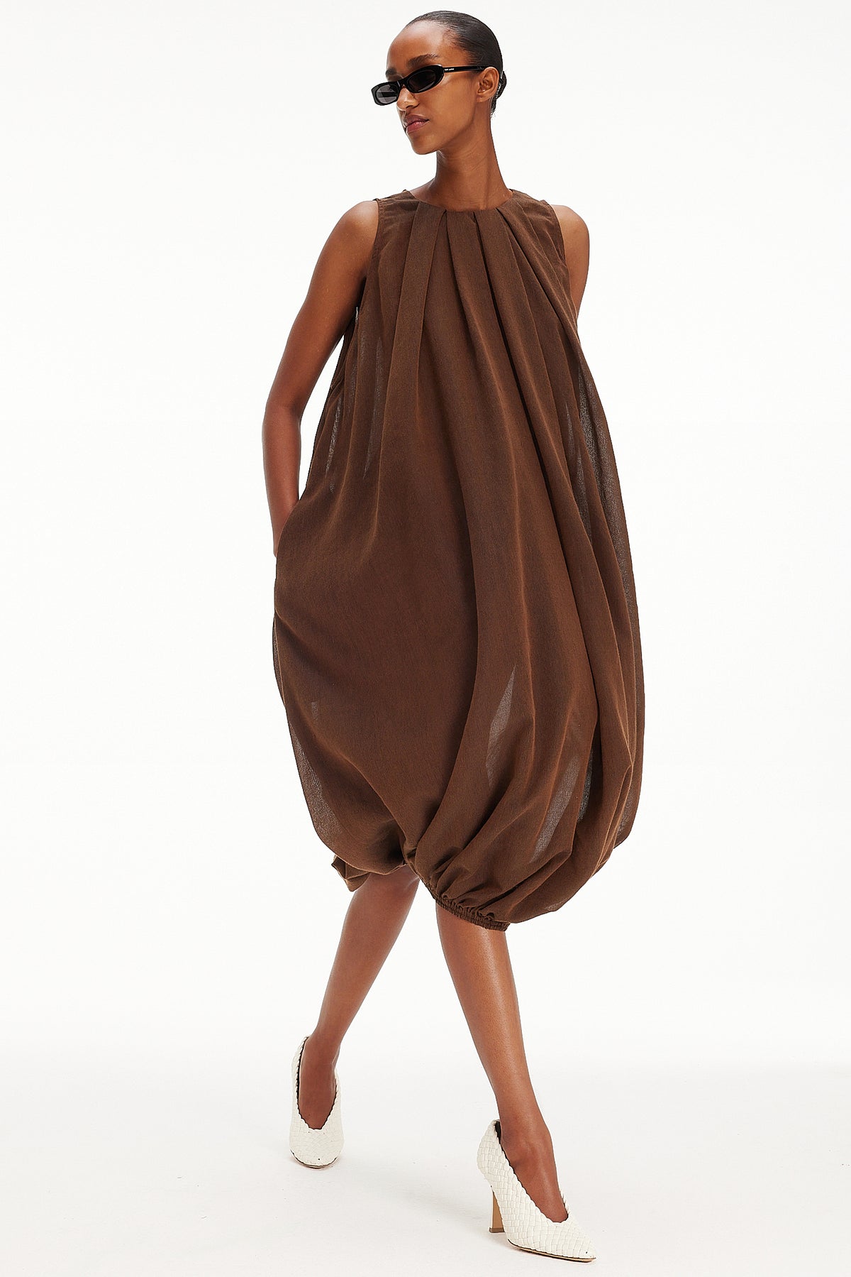 The Balloon Dress - Chocolate