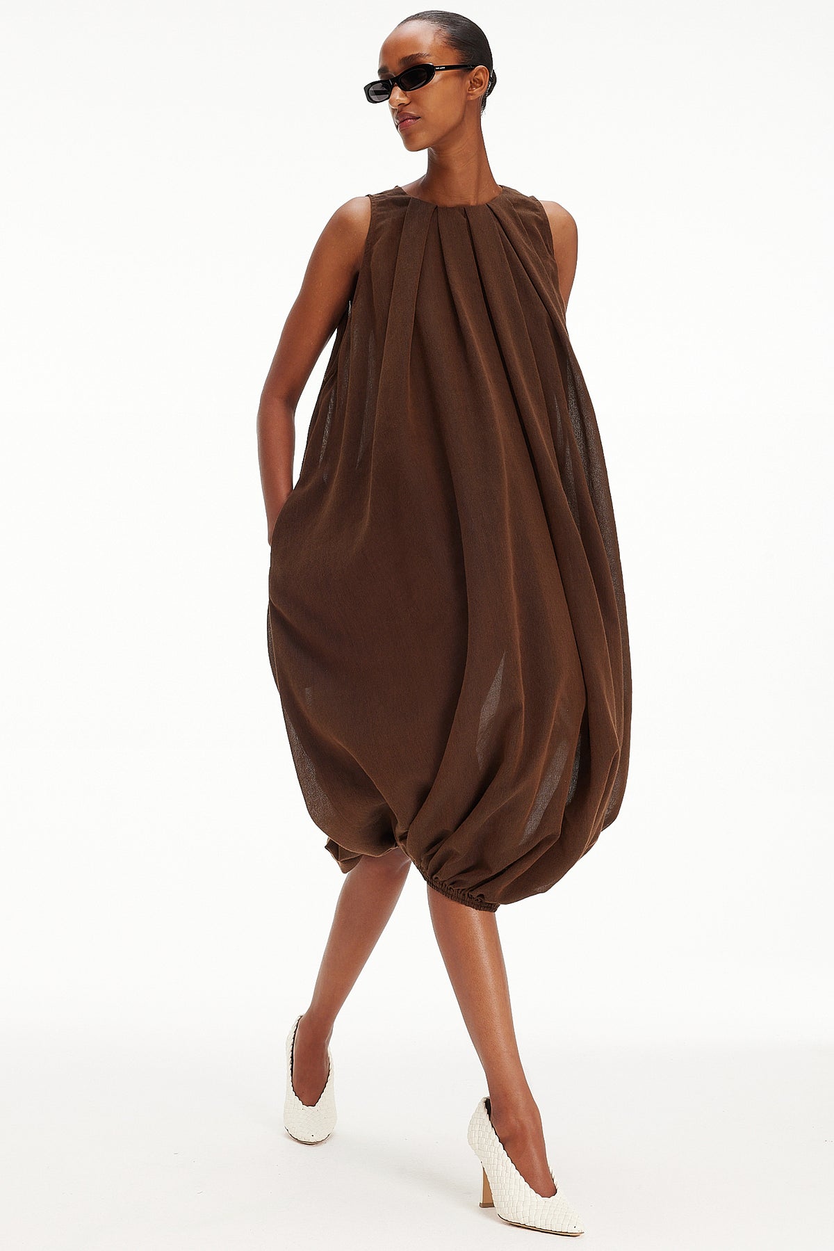 The Balloon Dress - Chocolate