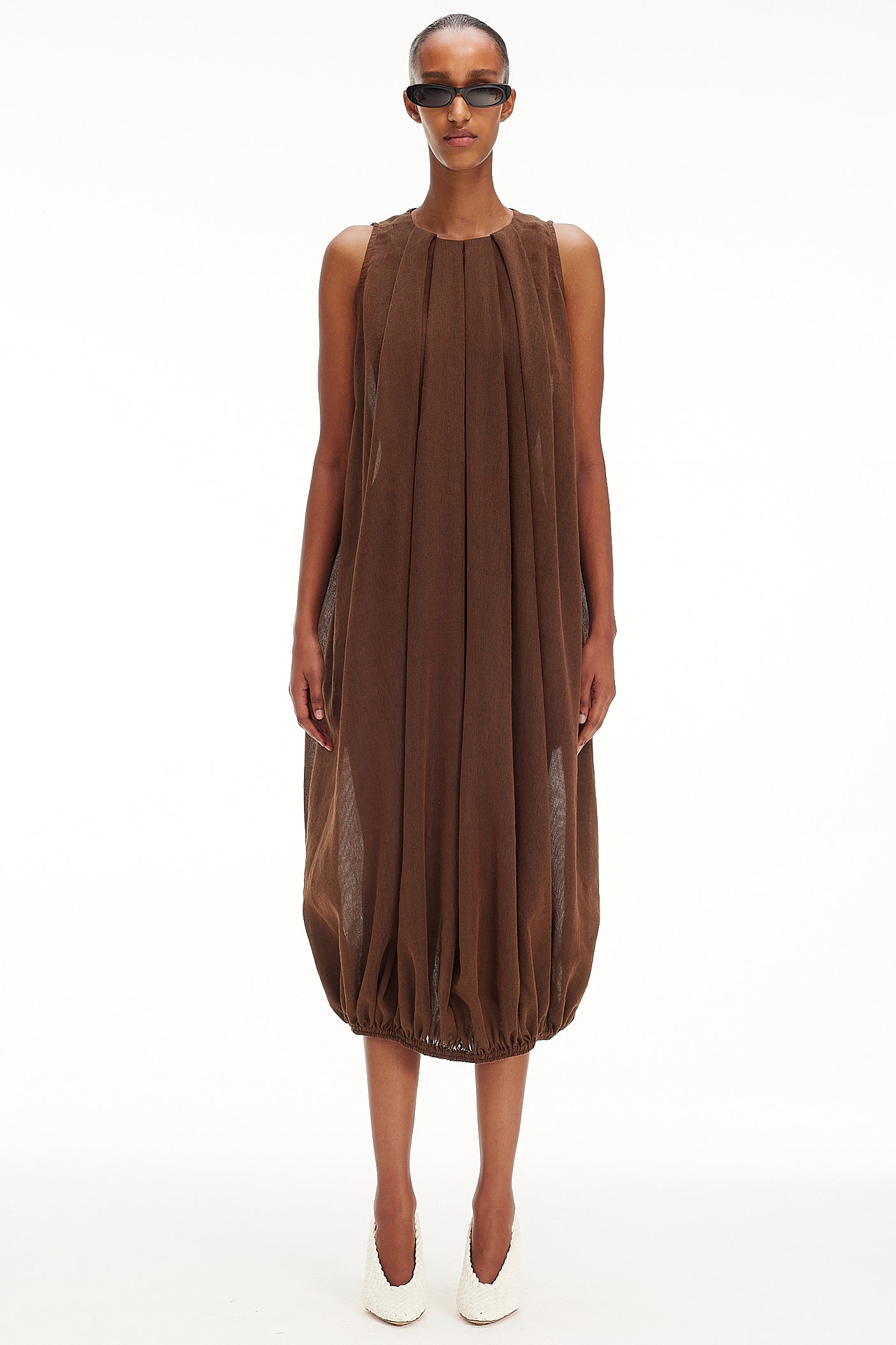 The Balloon Dress - Chocolate
