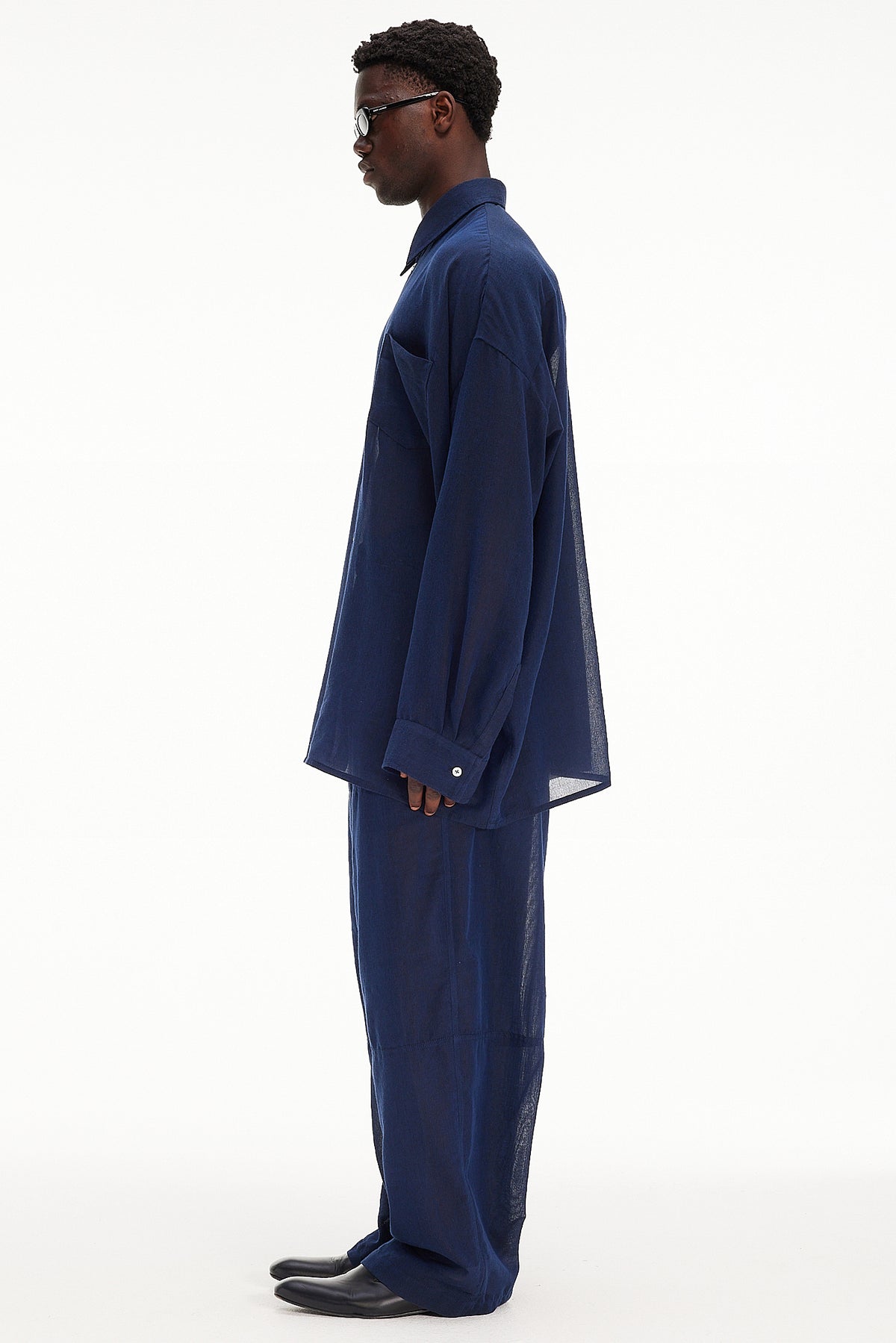 The Oversized Shirt - Navy