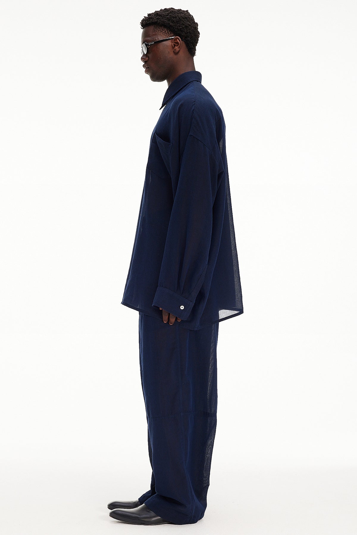 The Oversized Shirt - Navy
