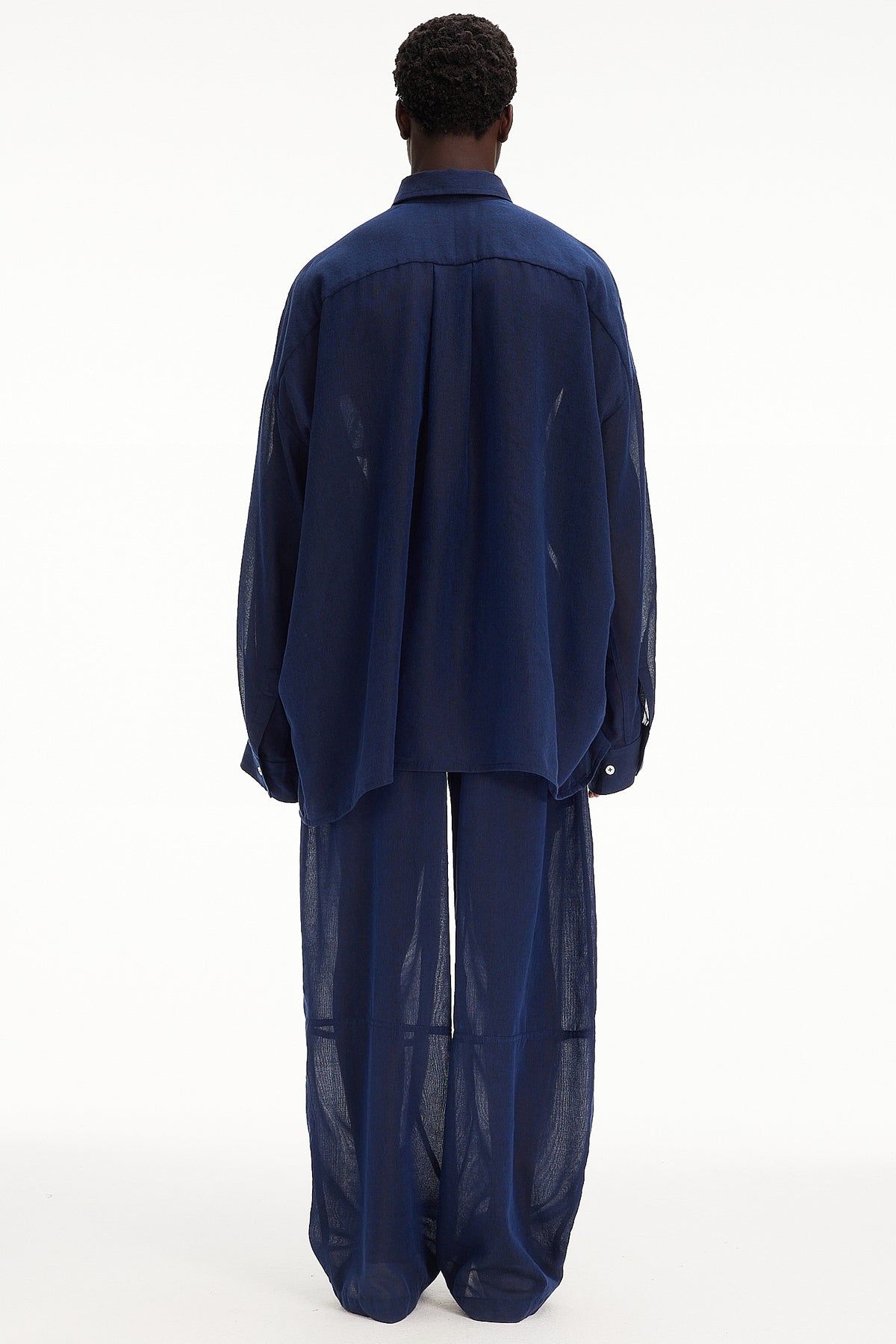 The Oversized Shirt - Navy