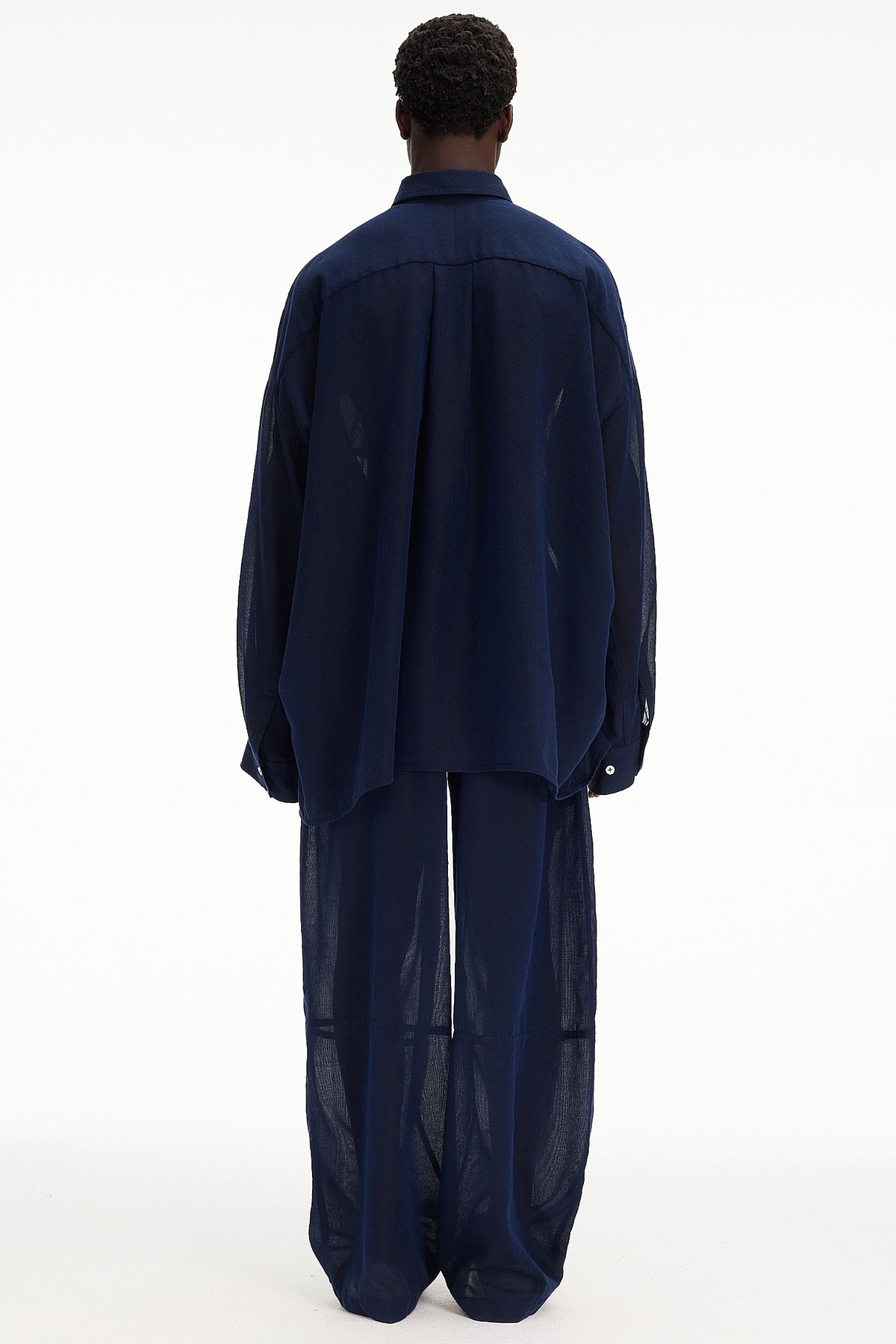 The Oversized Shirt - Navy