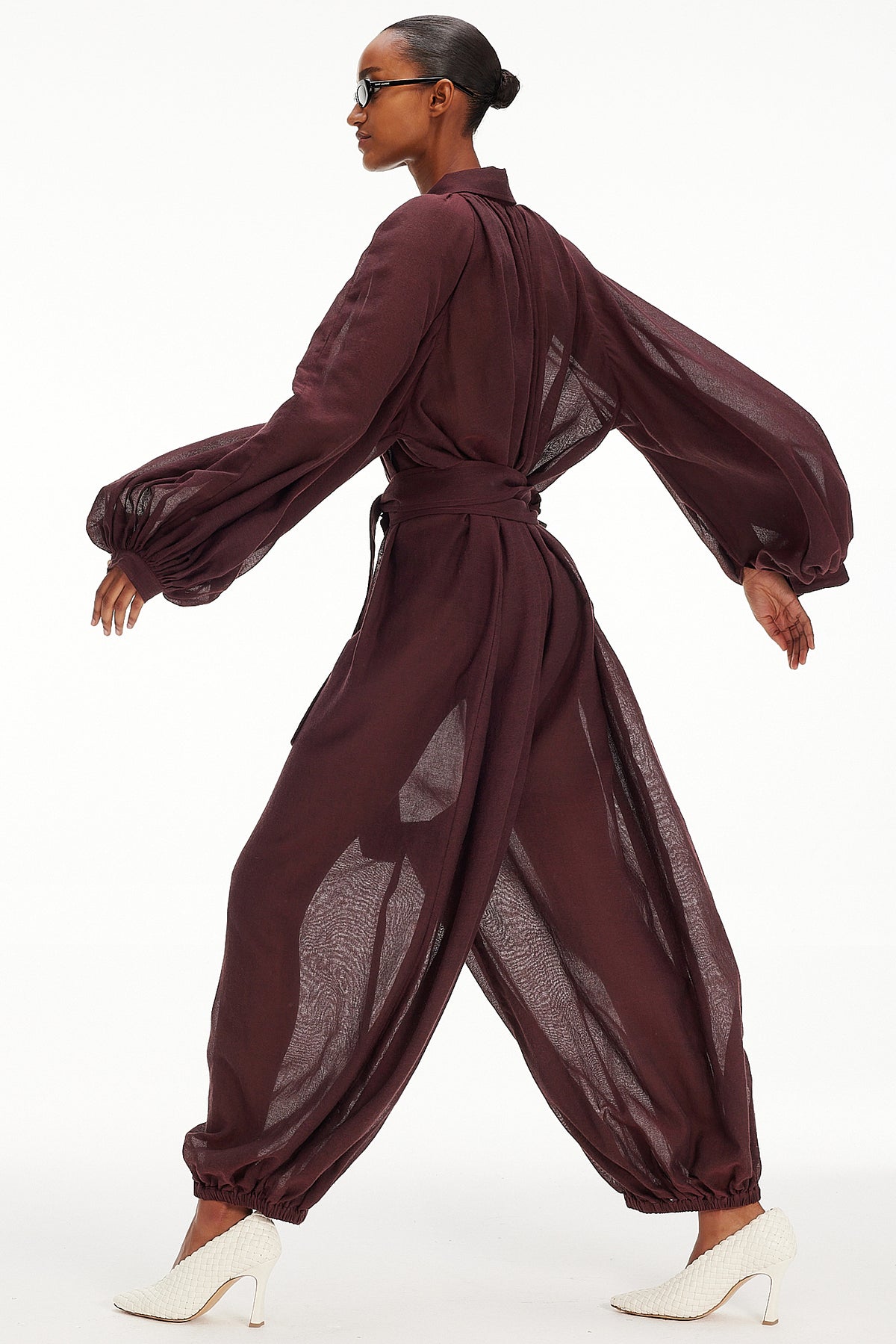 The Touareg Jumpsuit - Mahogany