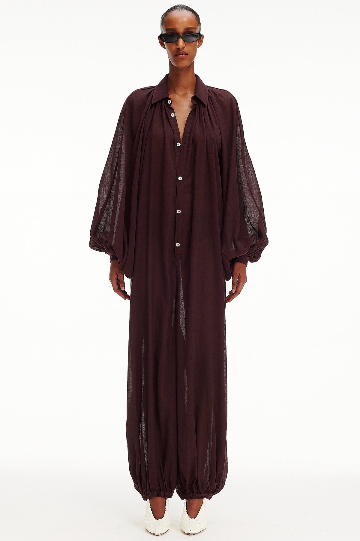 The Touareg Jumpsuit - Mahogany