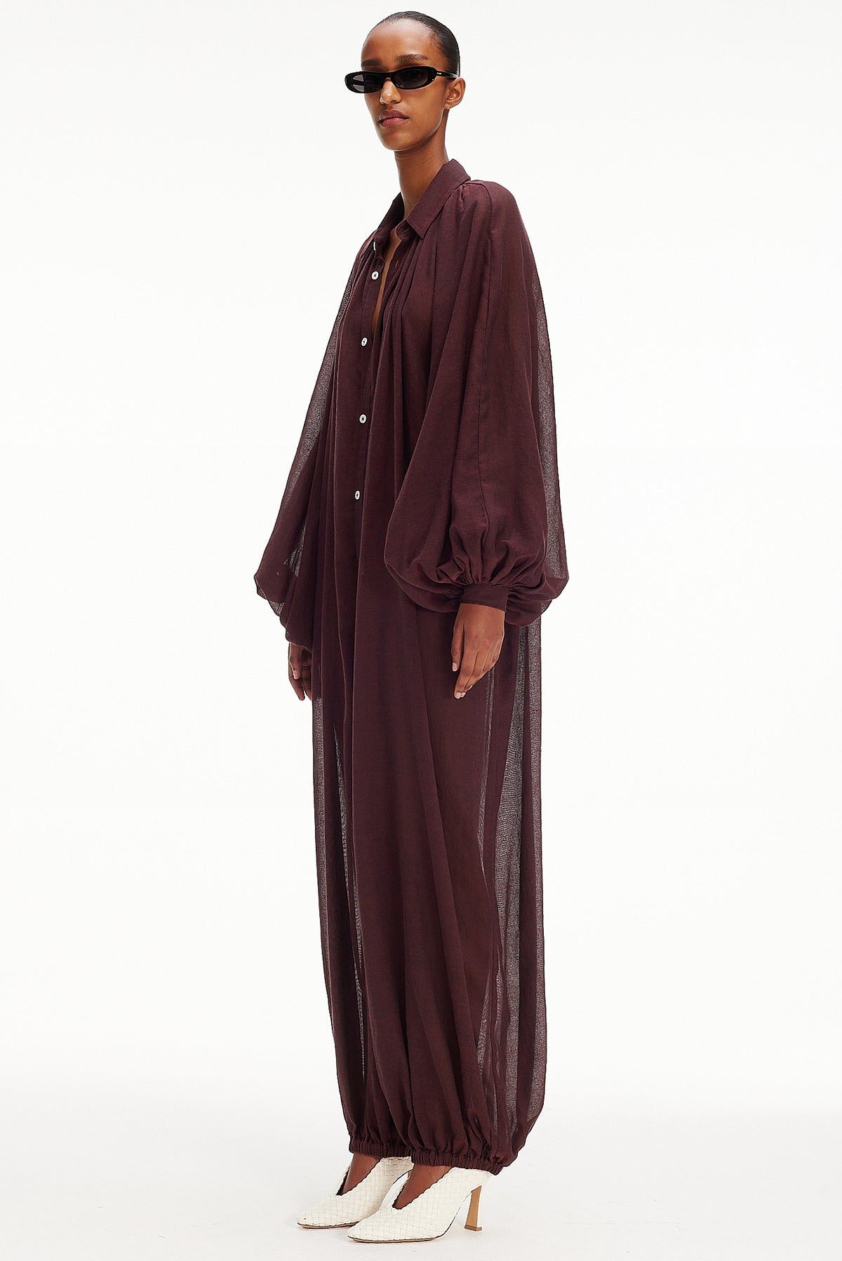 The Touareg Jumpsuit - Mahogany