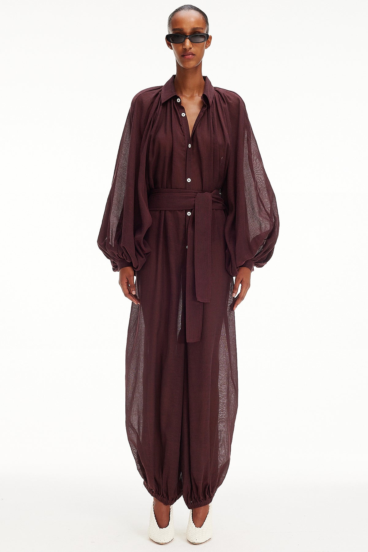 The Touareg Jumpsuit - Mahogany