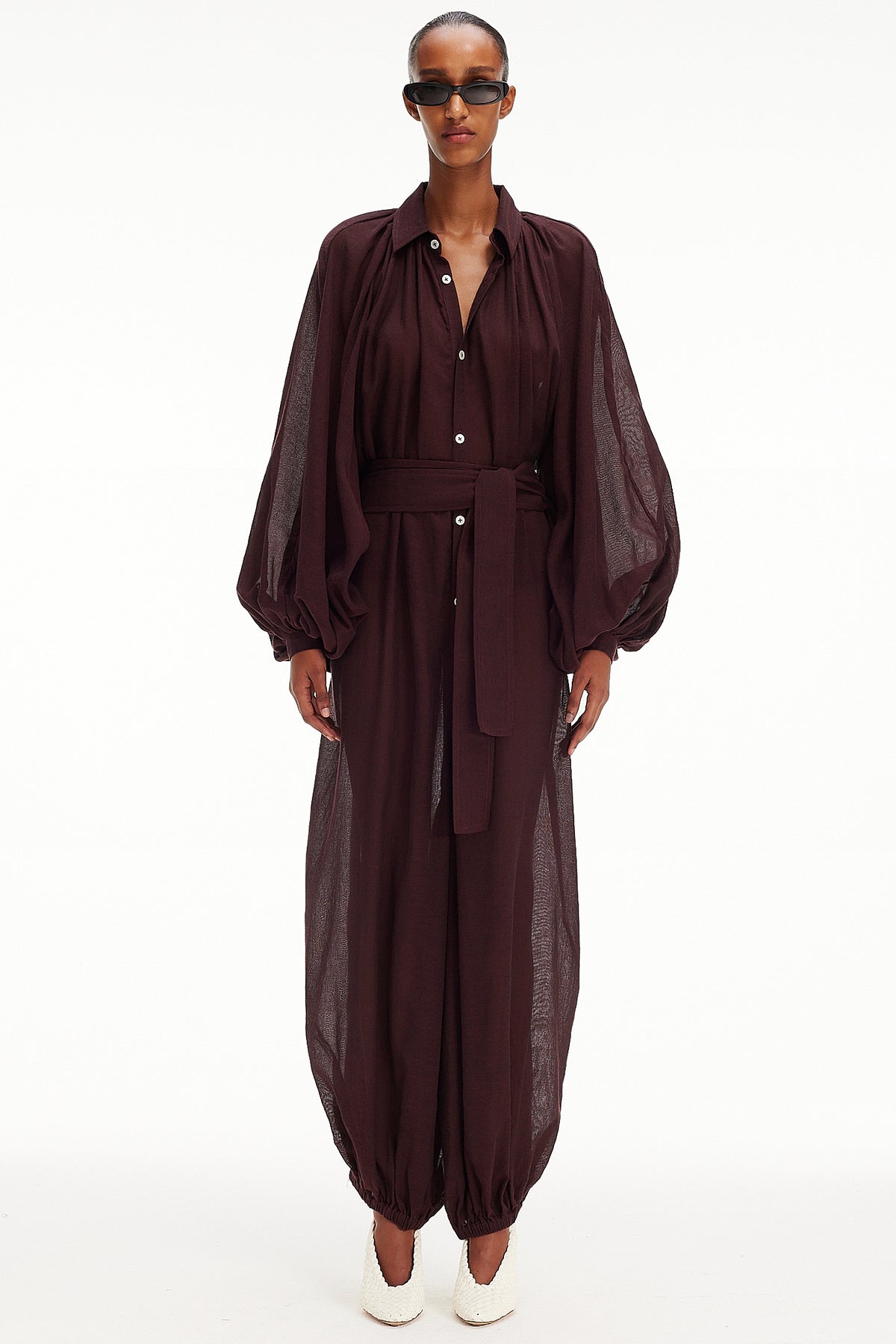 The Touareg Jumpsuit - Mahogany