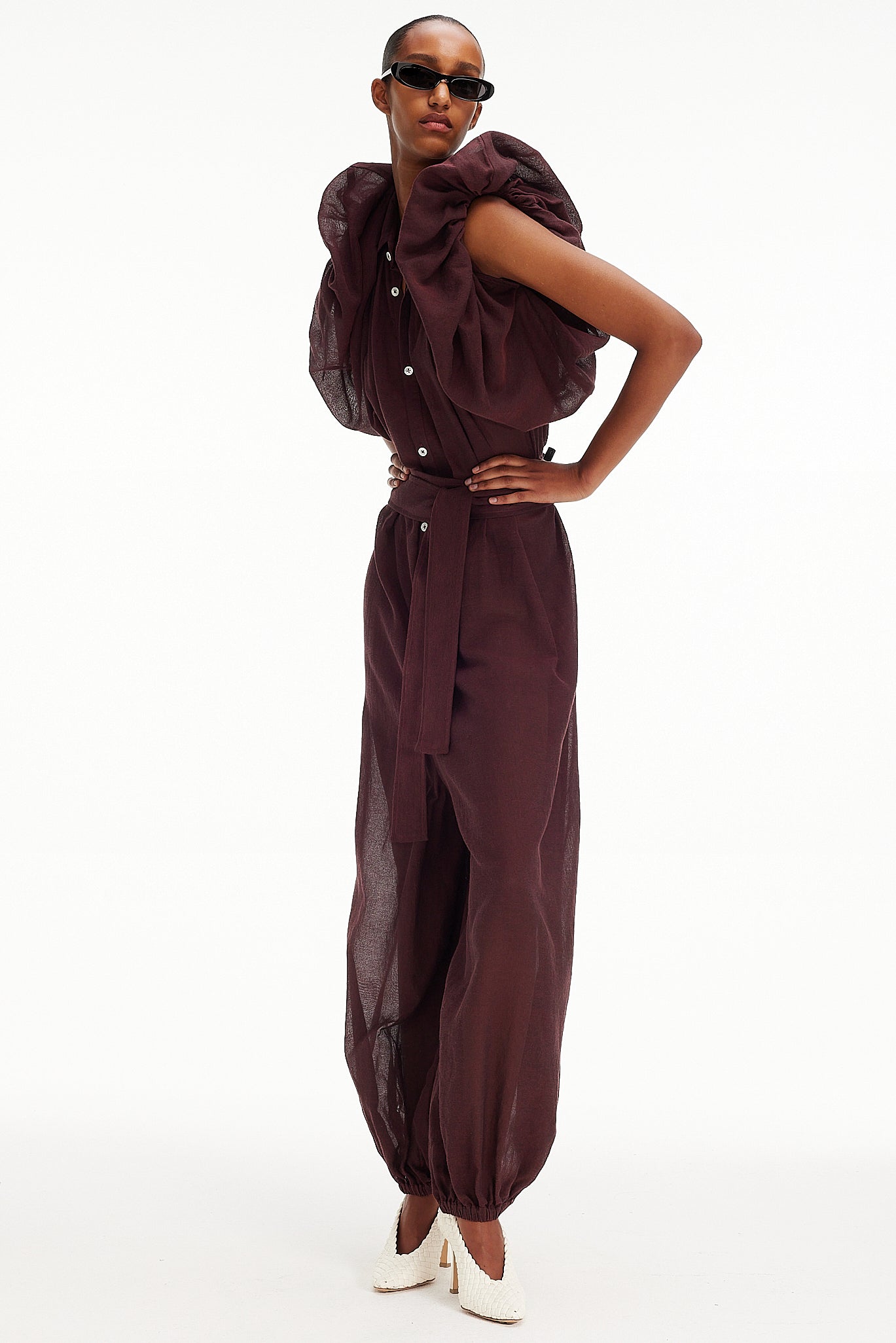 The Touareg Jumpsuit - Mahogany