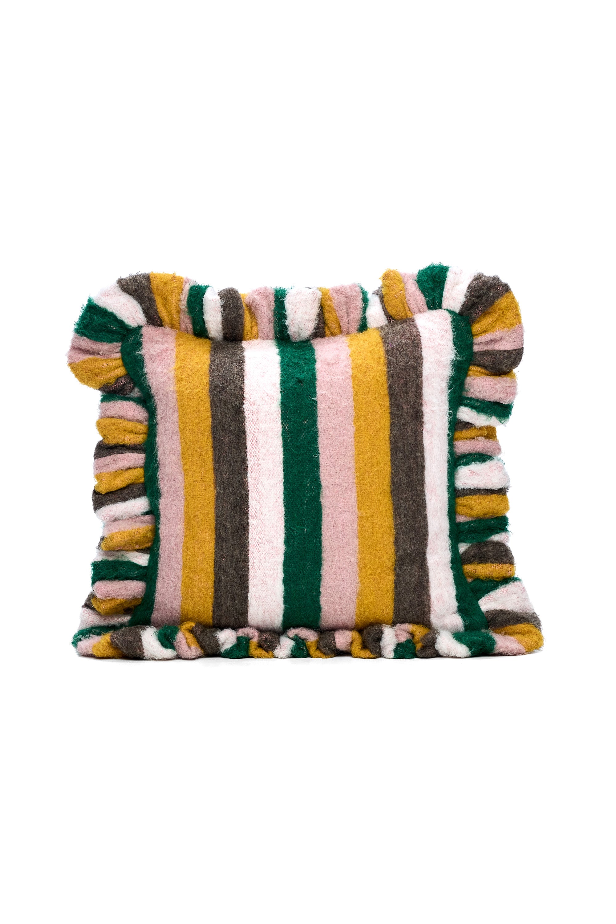 Ruffled Cushion | Wool