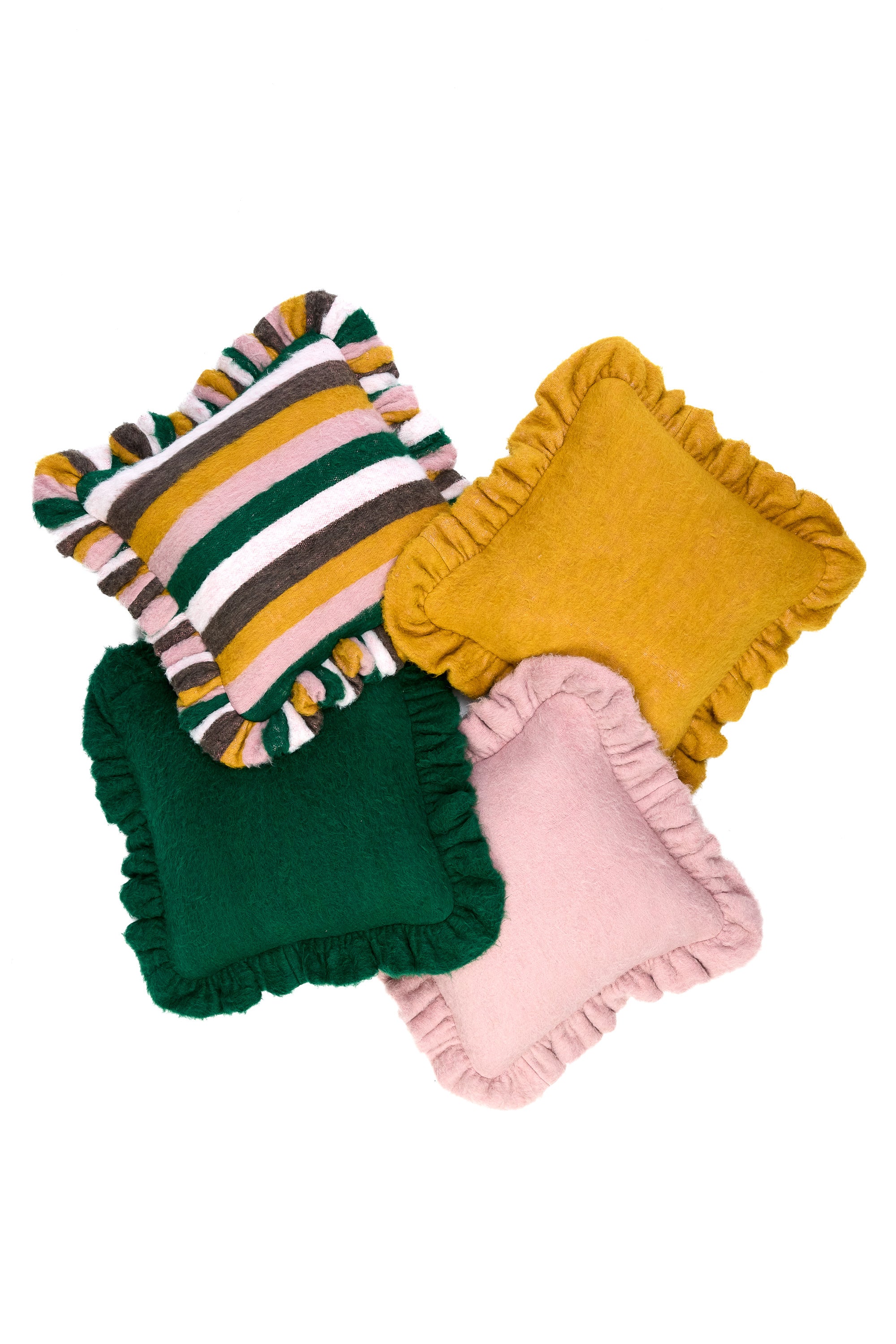 Ruffled Cushion | Wool