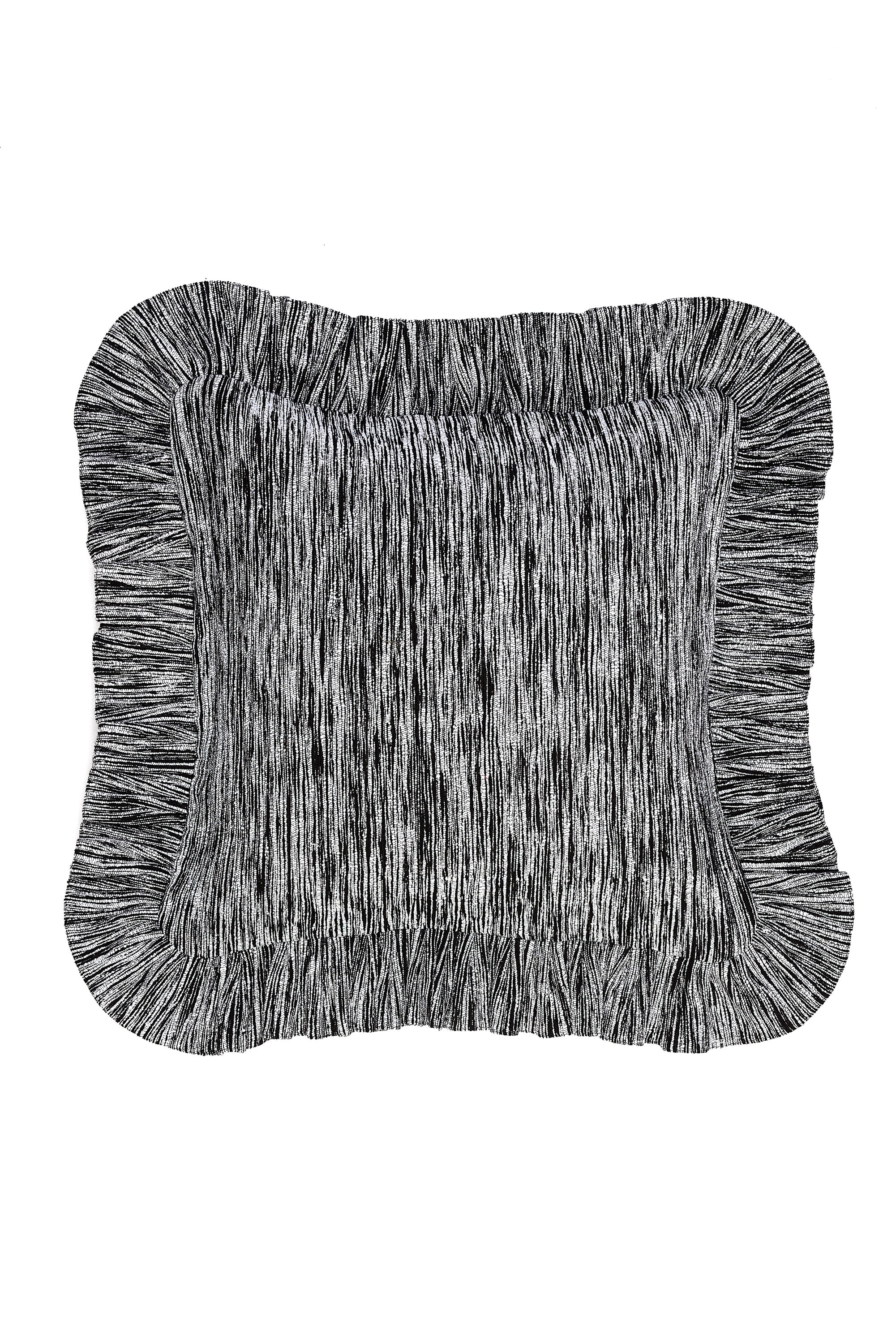 Ruffled Cushion | Boucle
