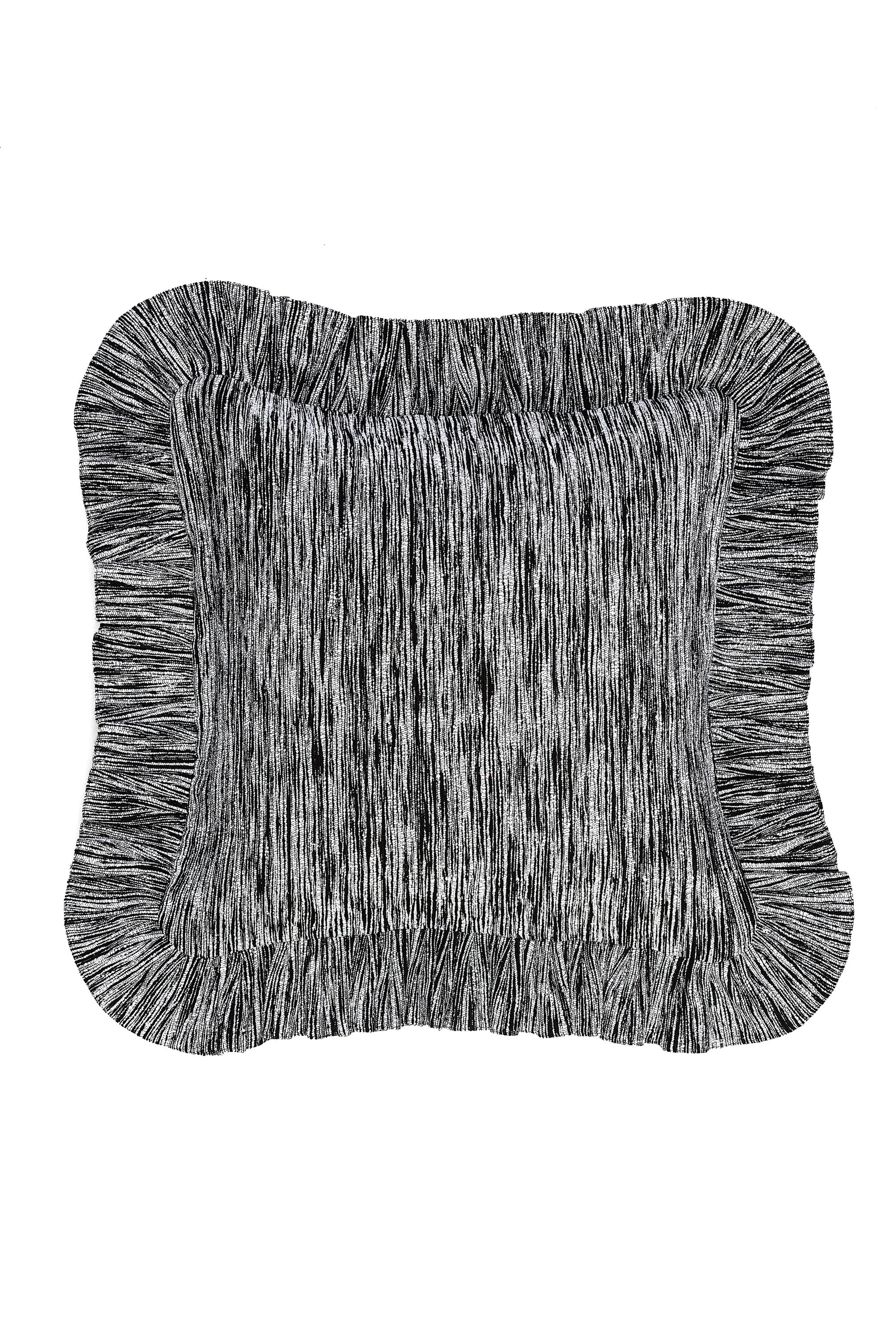 Ruffled Cushion | Boucle