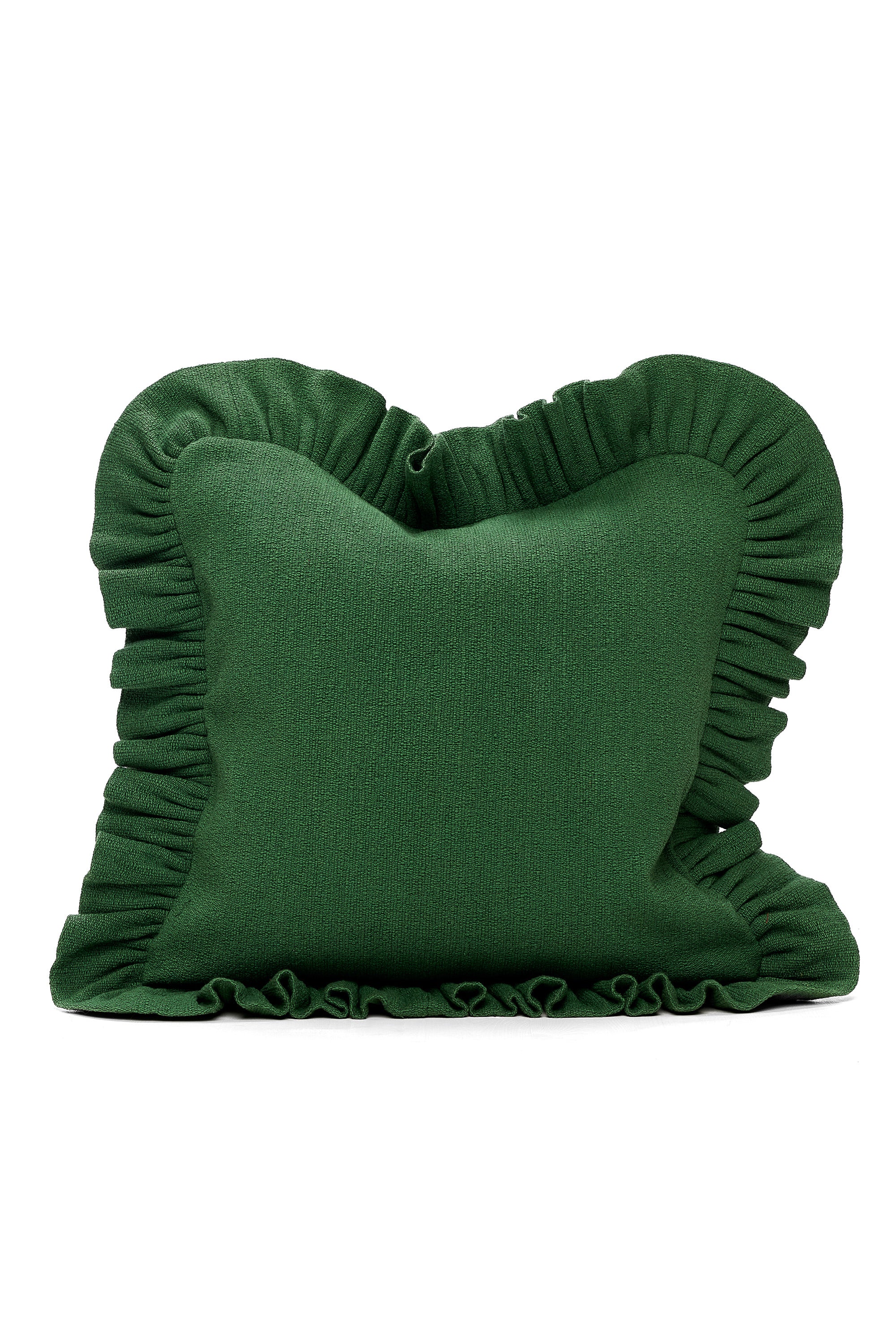Ruffled Cushion | Boucle