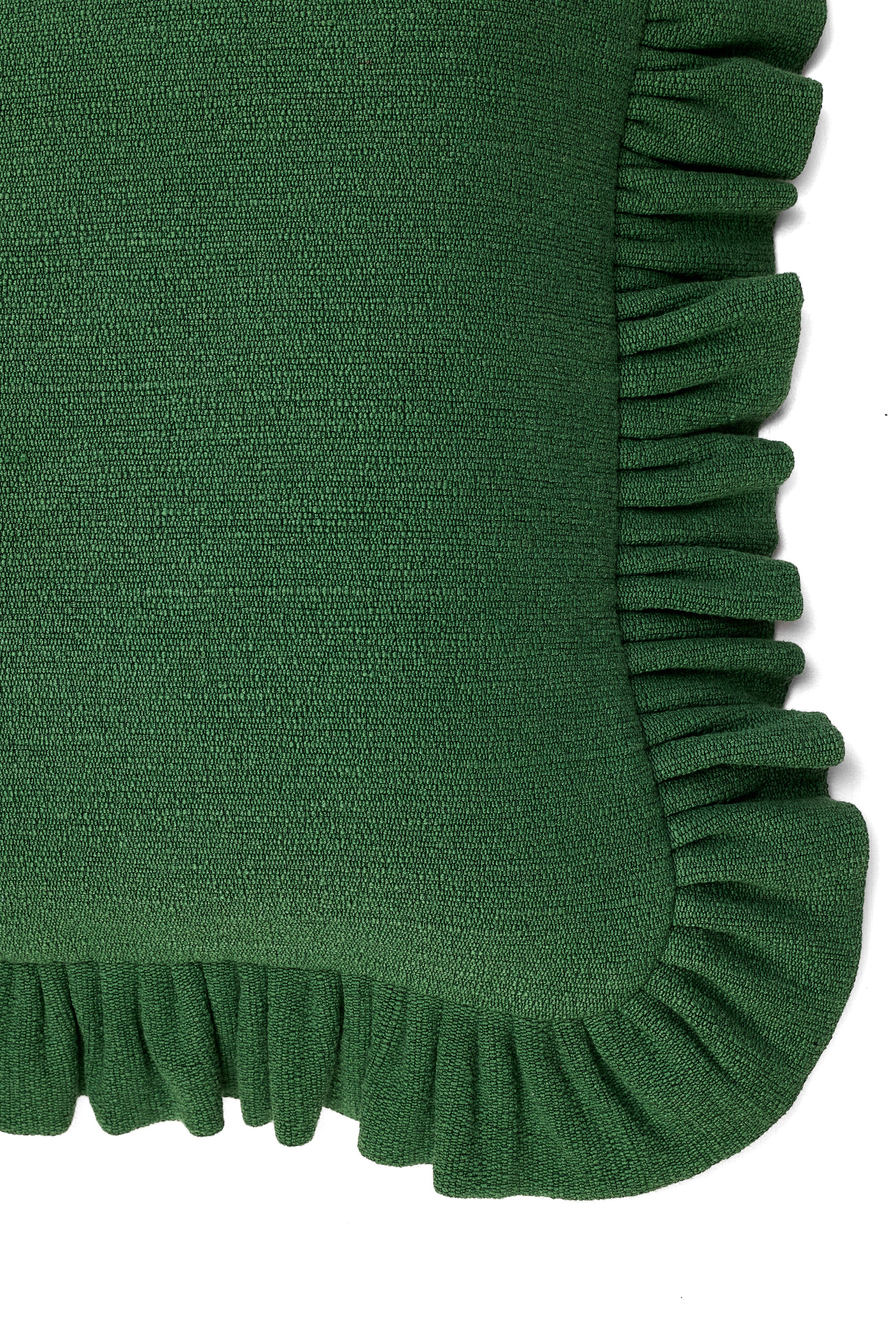 Ruffled Cushion | Boucle