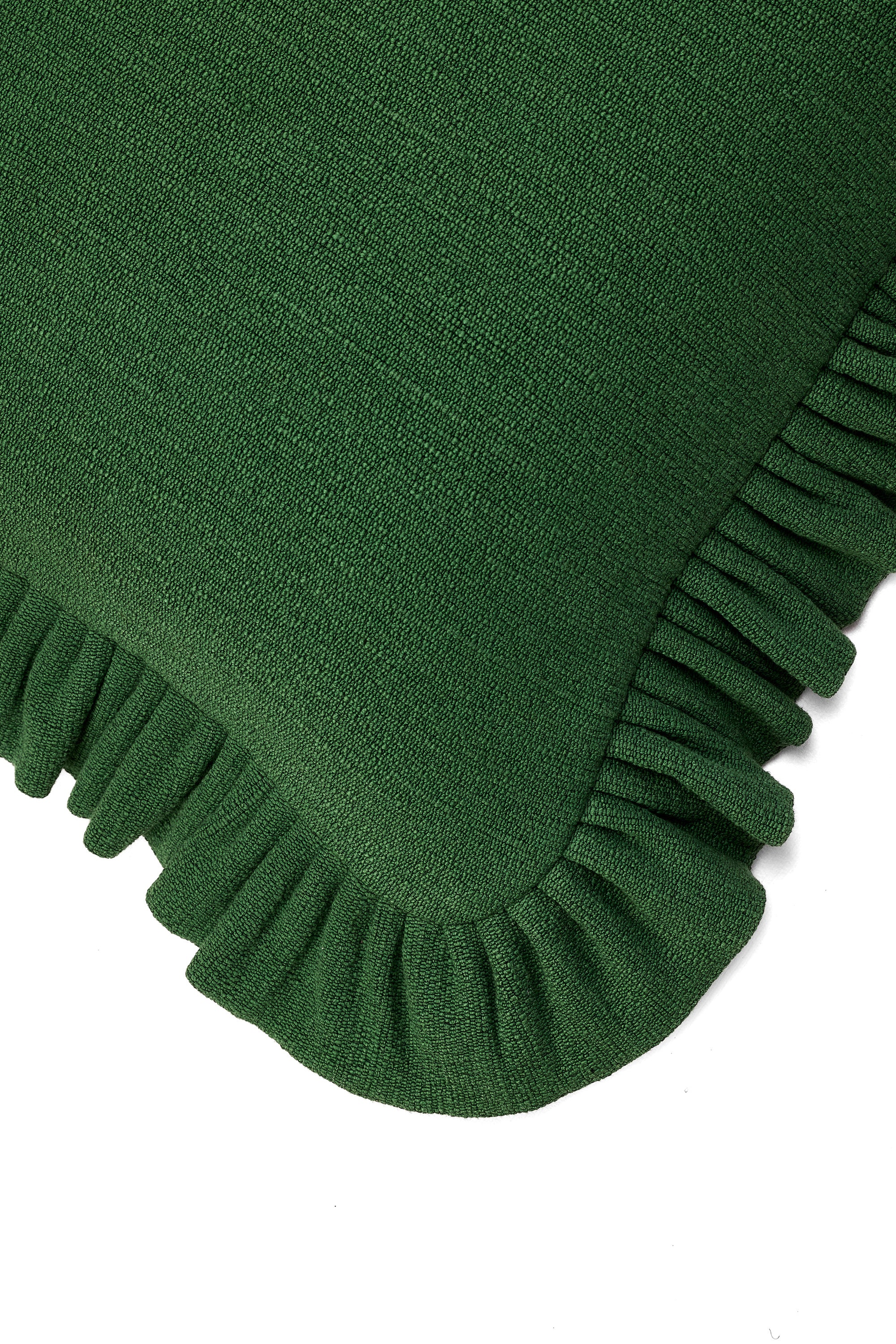 Ruffled Cushion | Boucle