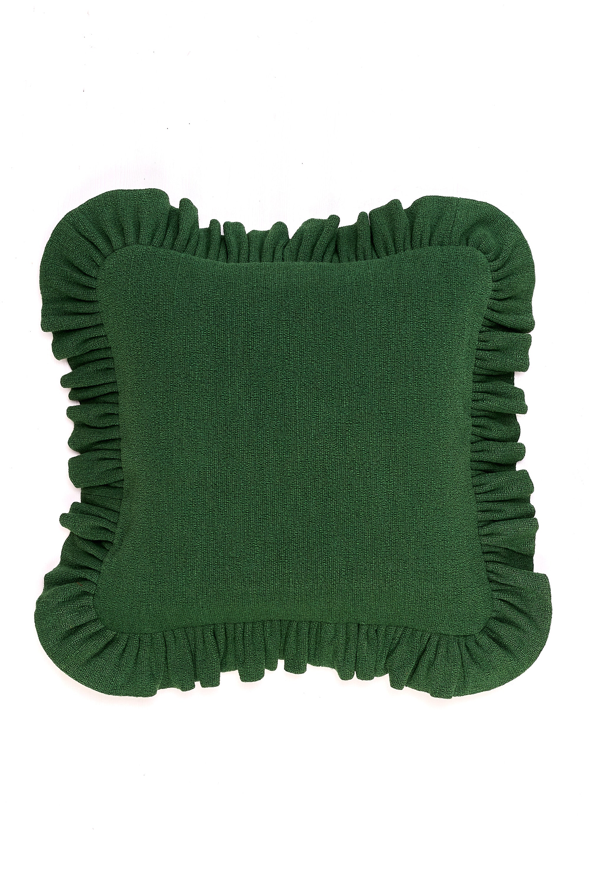 Ruffled Cushion | Boucle