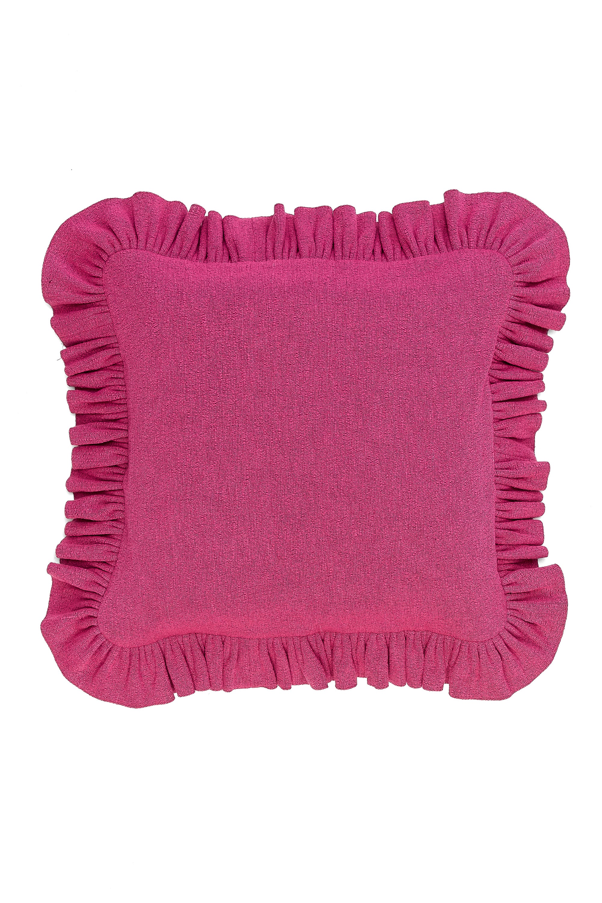 Ruffled Cushion | Boucle