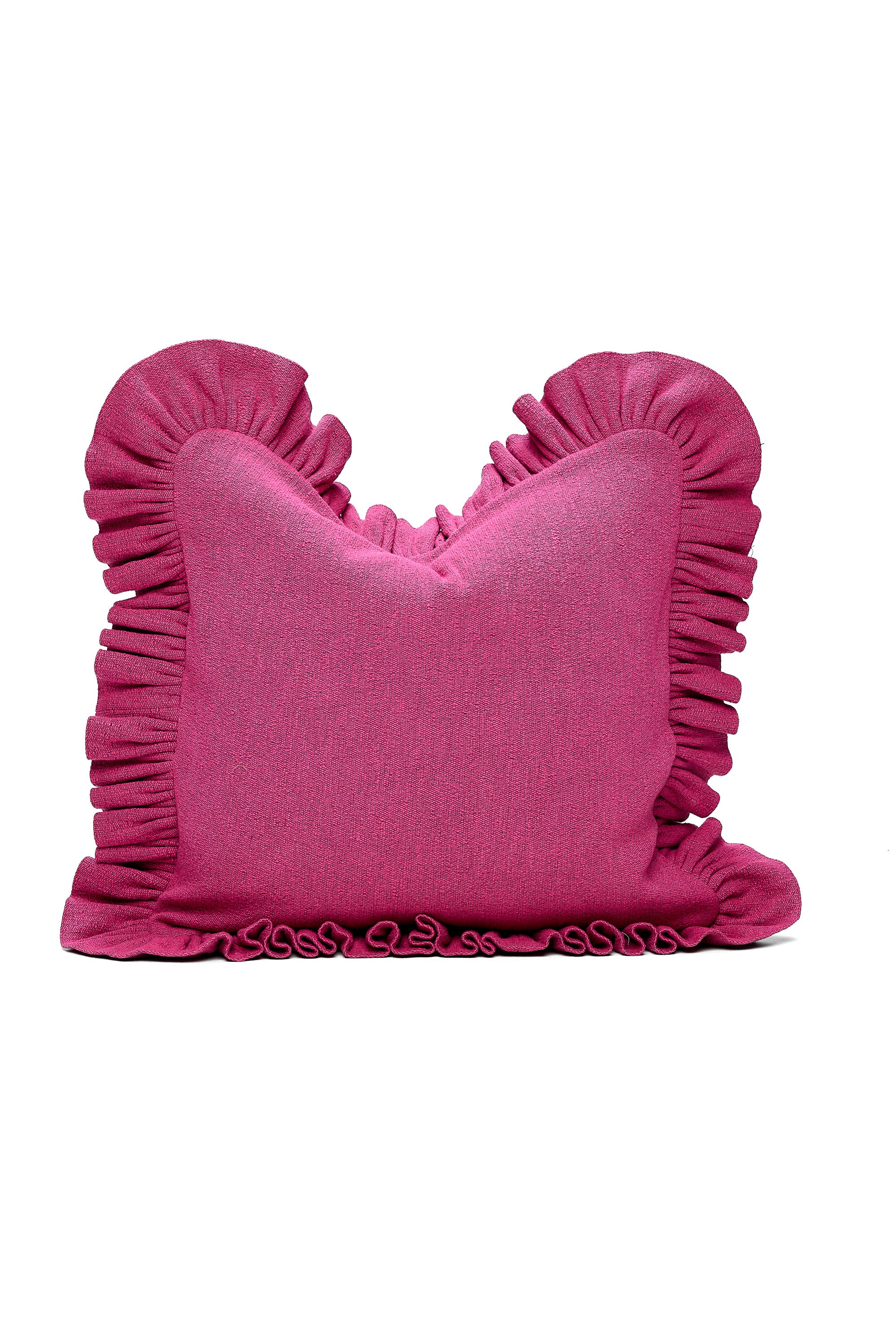 Ruffled Cushion | Boucle