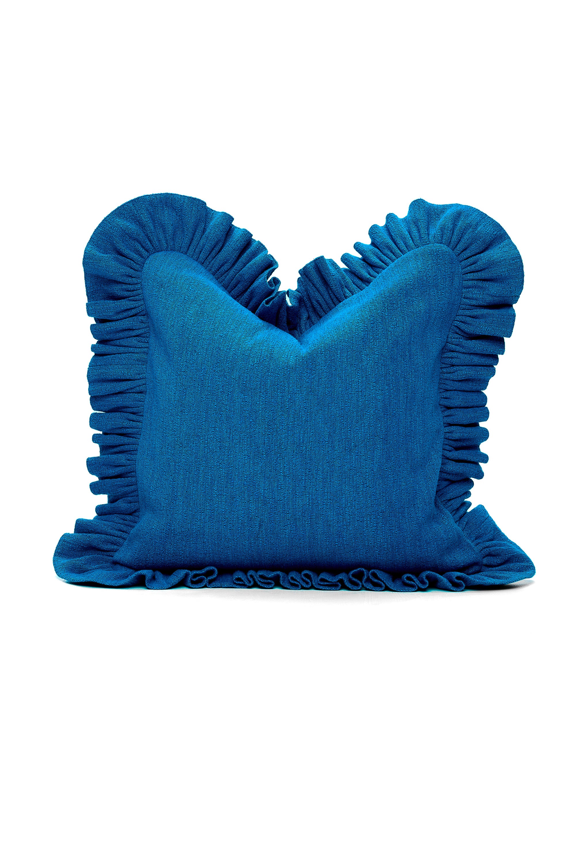 Ruffled Cushion | Boucle