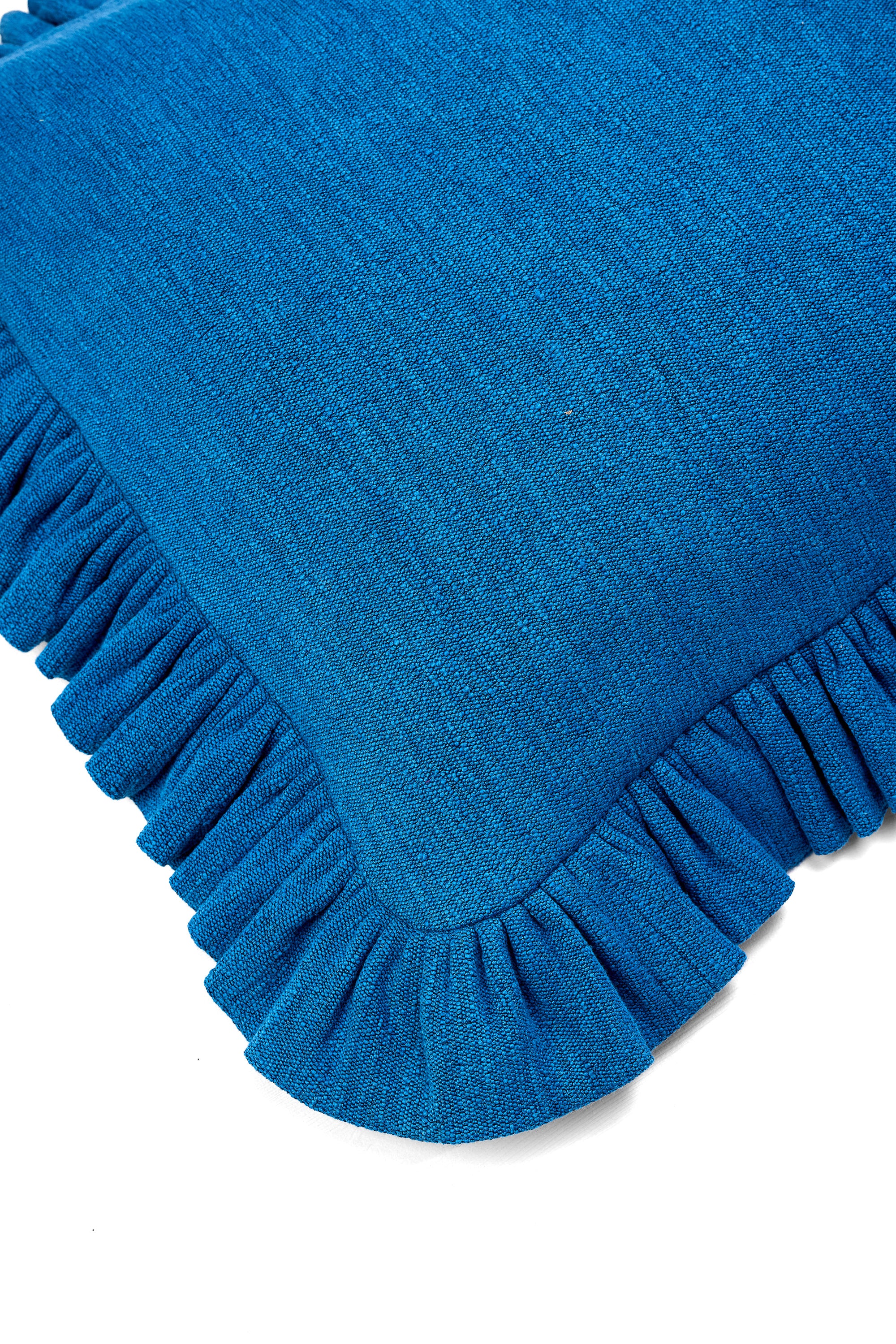 Ruffled Cushion | Boucle