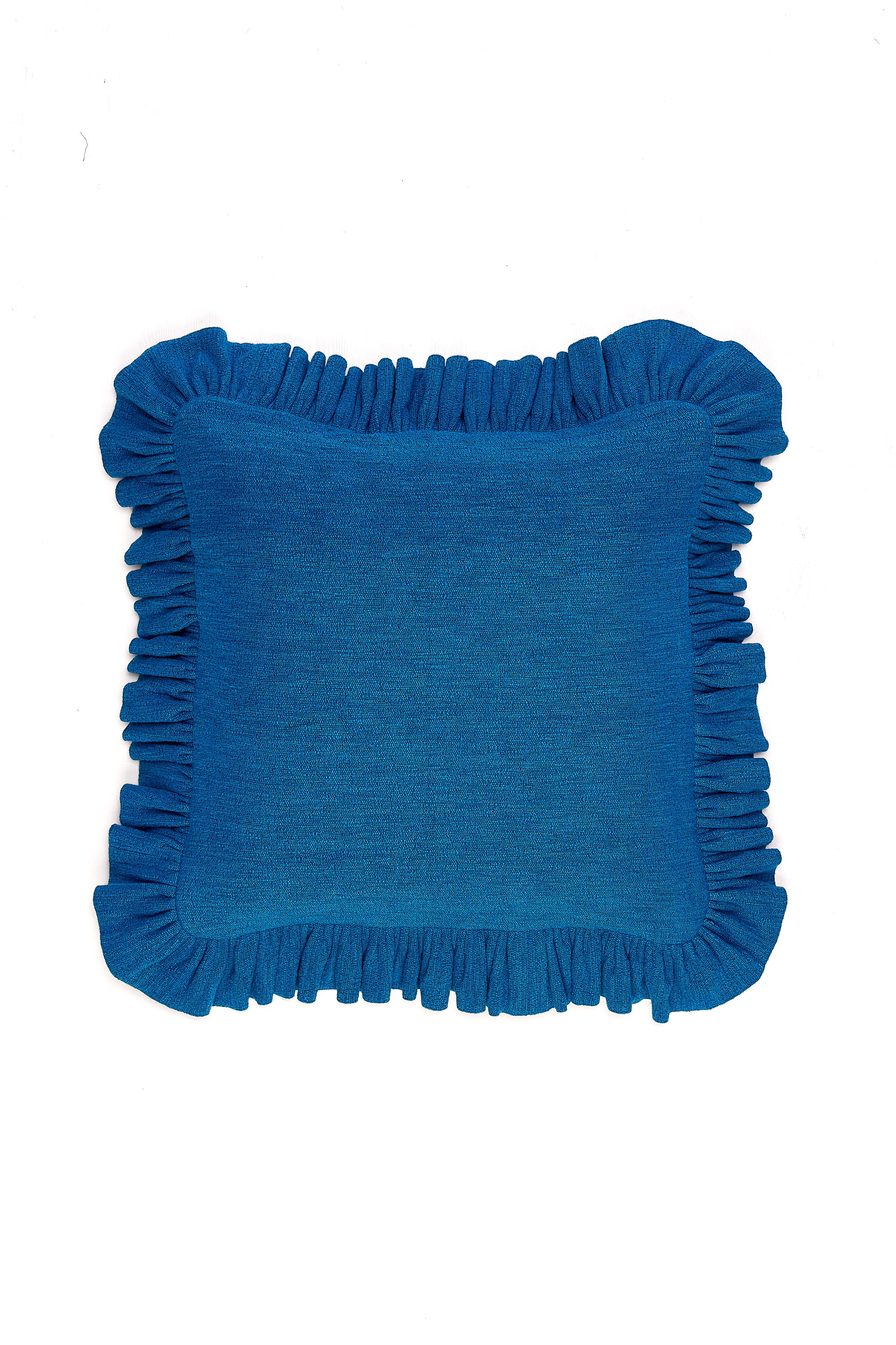 Ruffled Cushion | Boucle