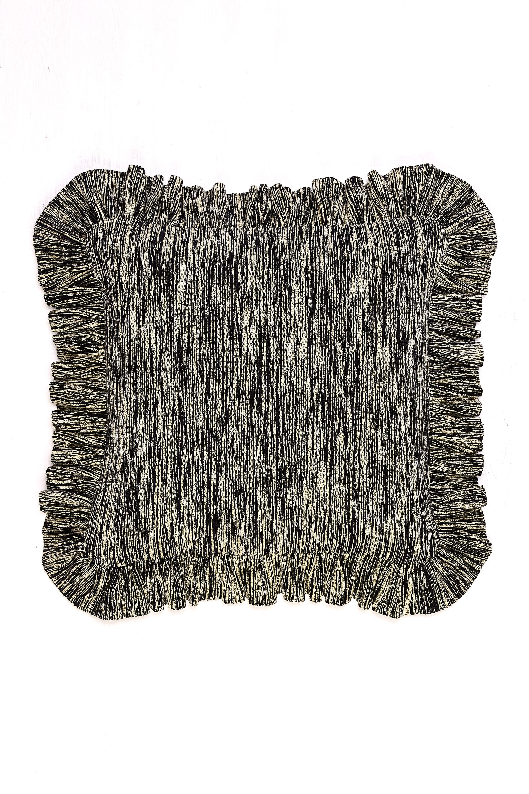 Ruffled Cushion | Boucle