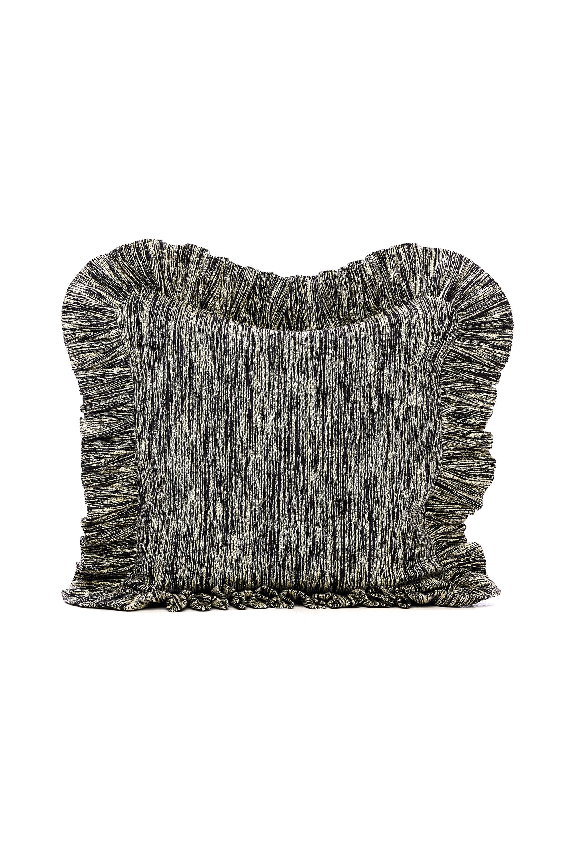 Ruffled Cushion | Boucle