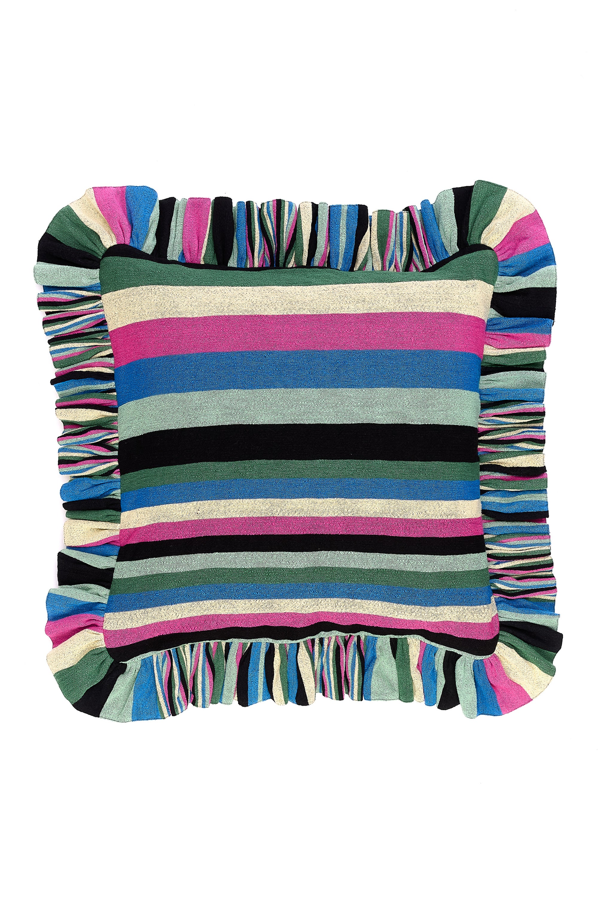 Ruffled Cushion | Boucle