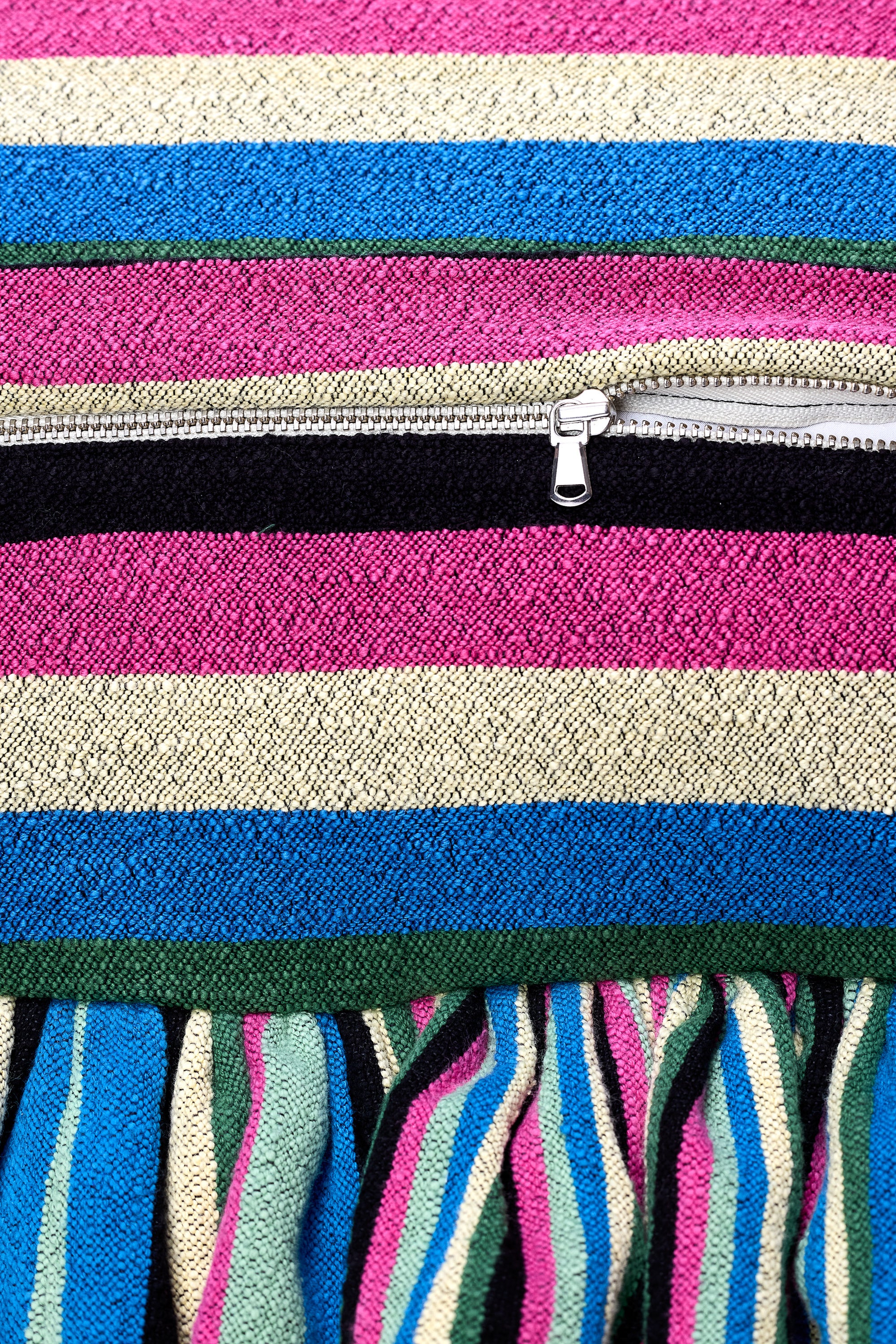 Ruffled Cushion | Boucle