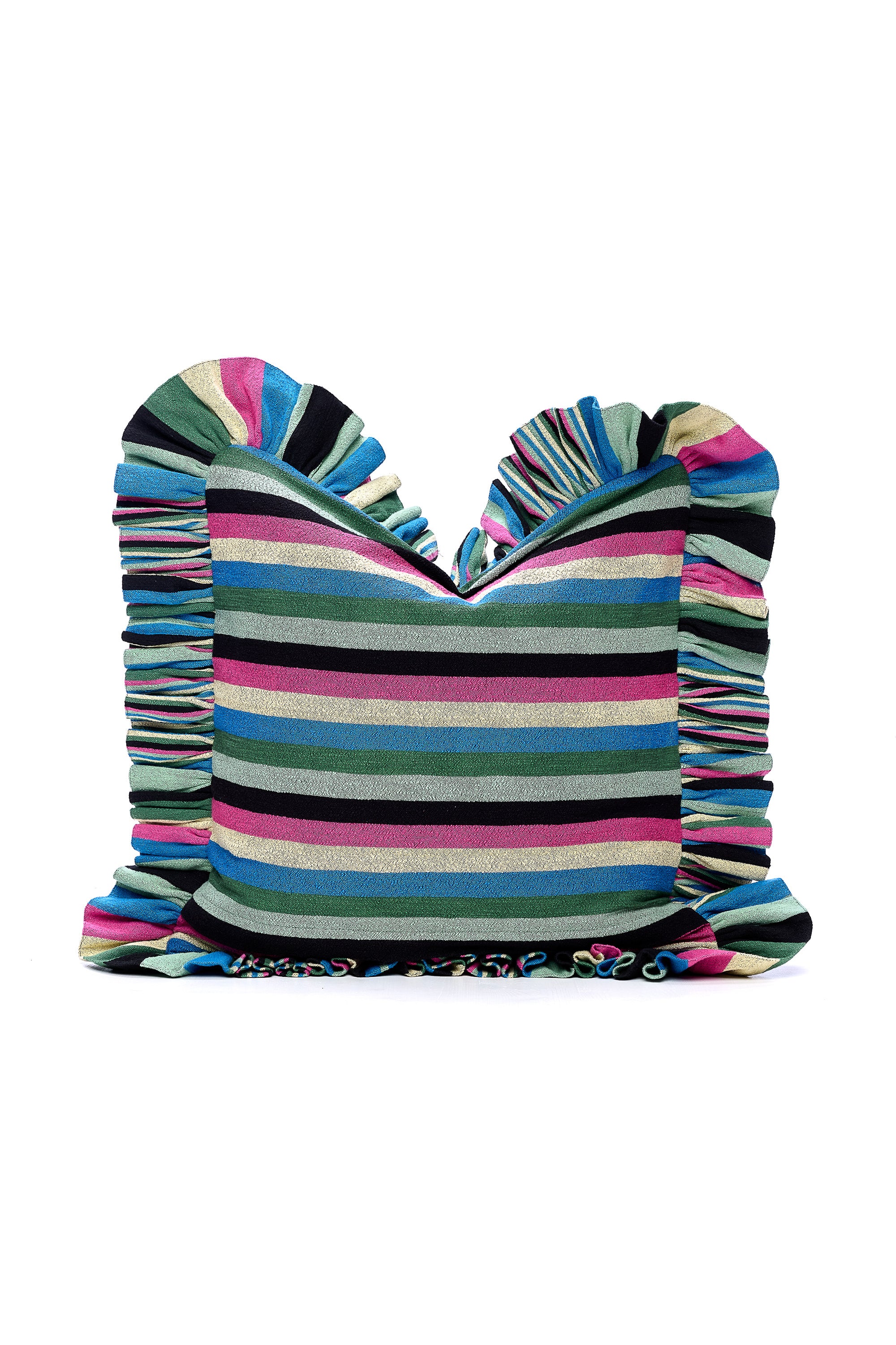 Ruffled Cushion | Boucle