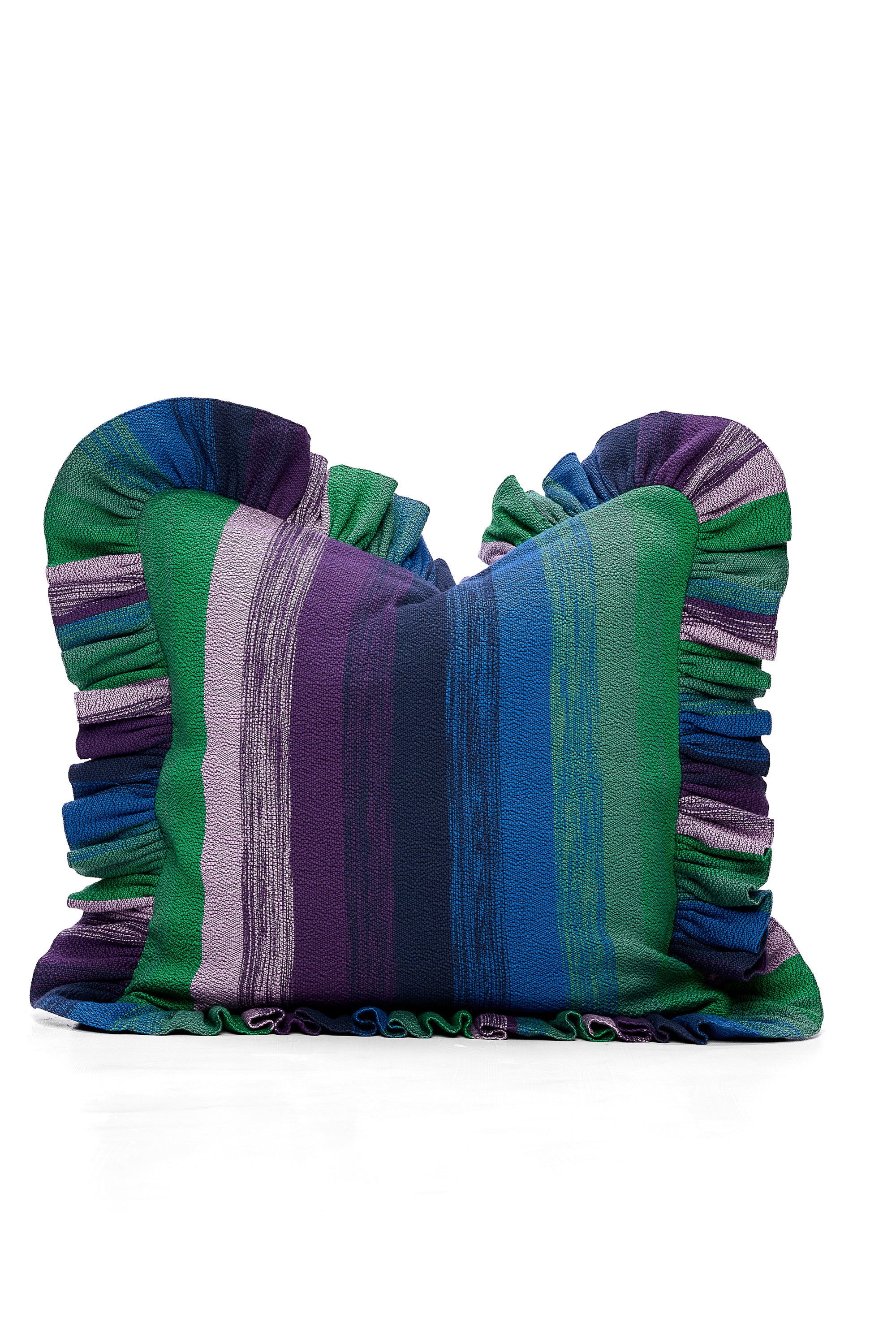 Ruffled Cushion | Flatweave