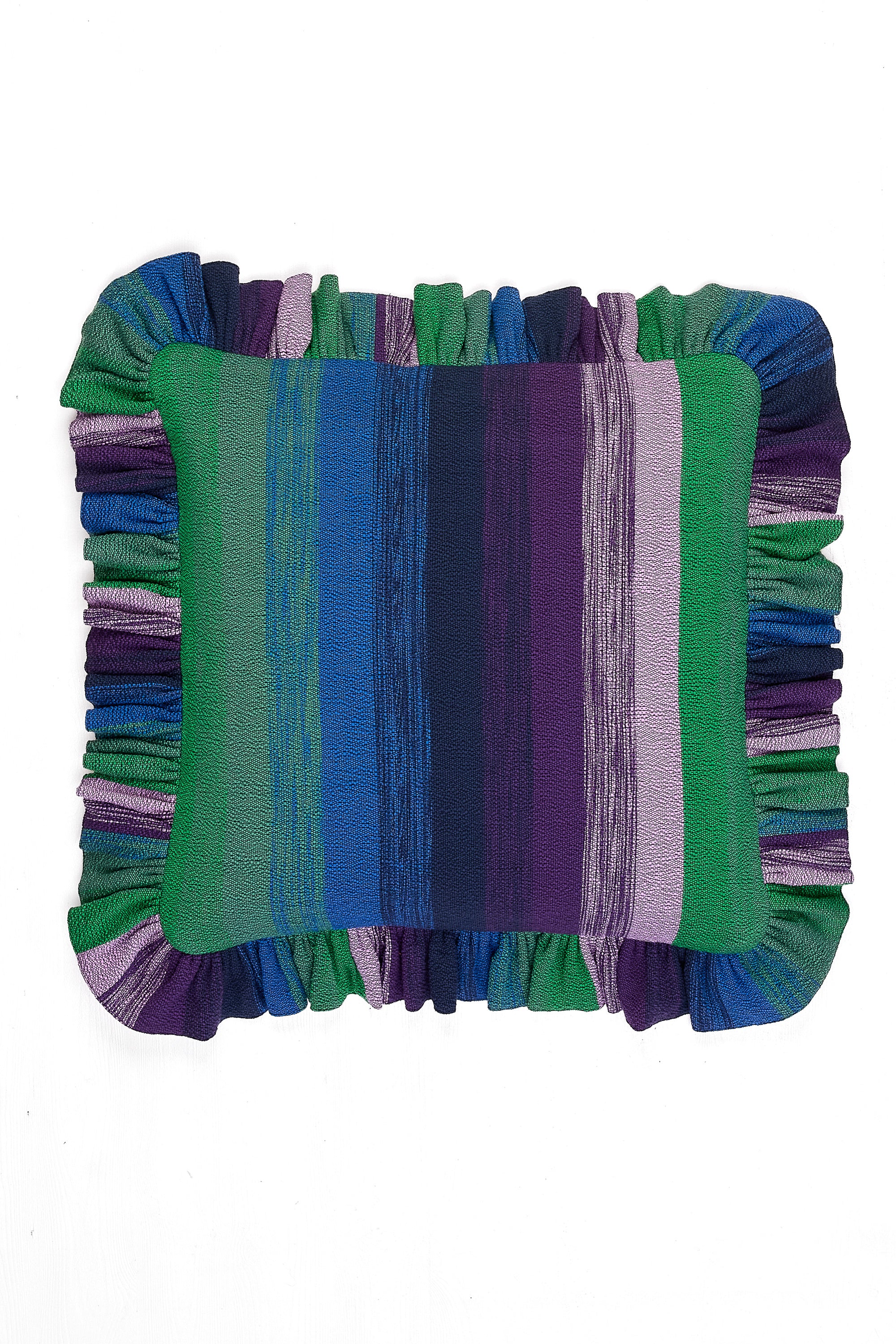 Ruffled Cushion | Flatweave