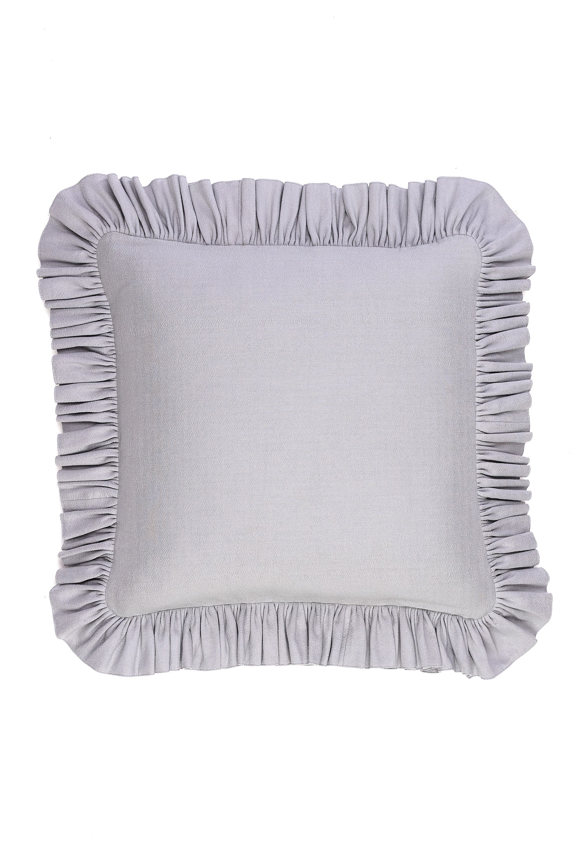 Ruffled Cushion | Flatweave