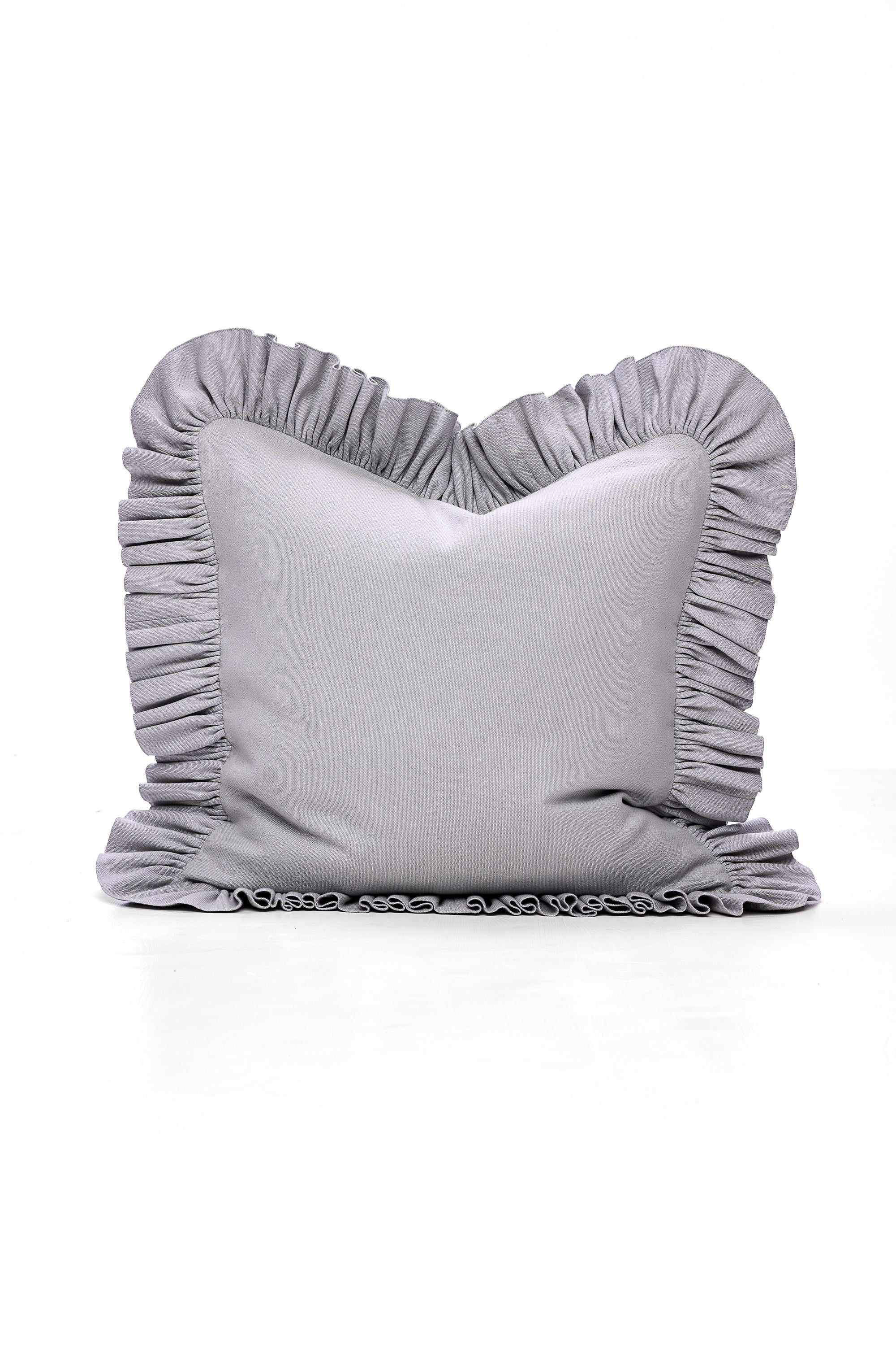 Ruffled Cushion | Flatweave