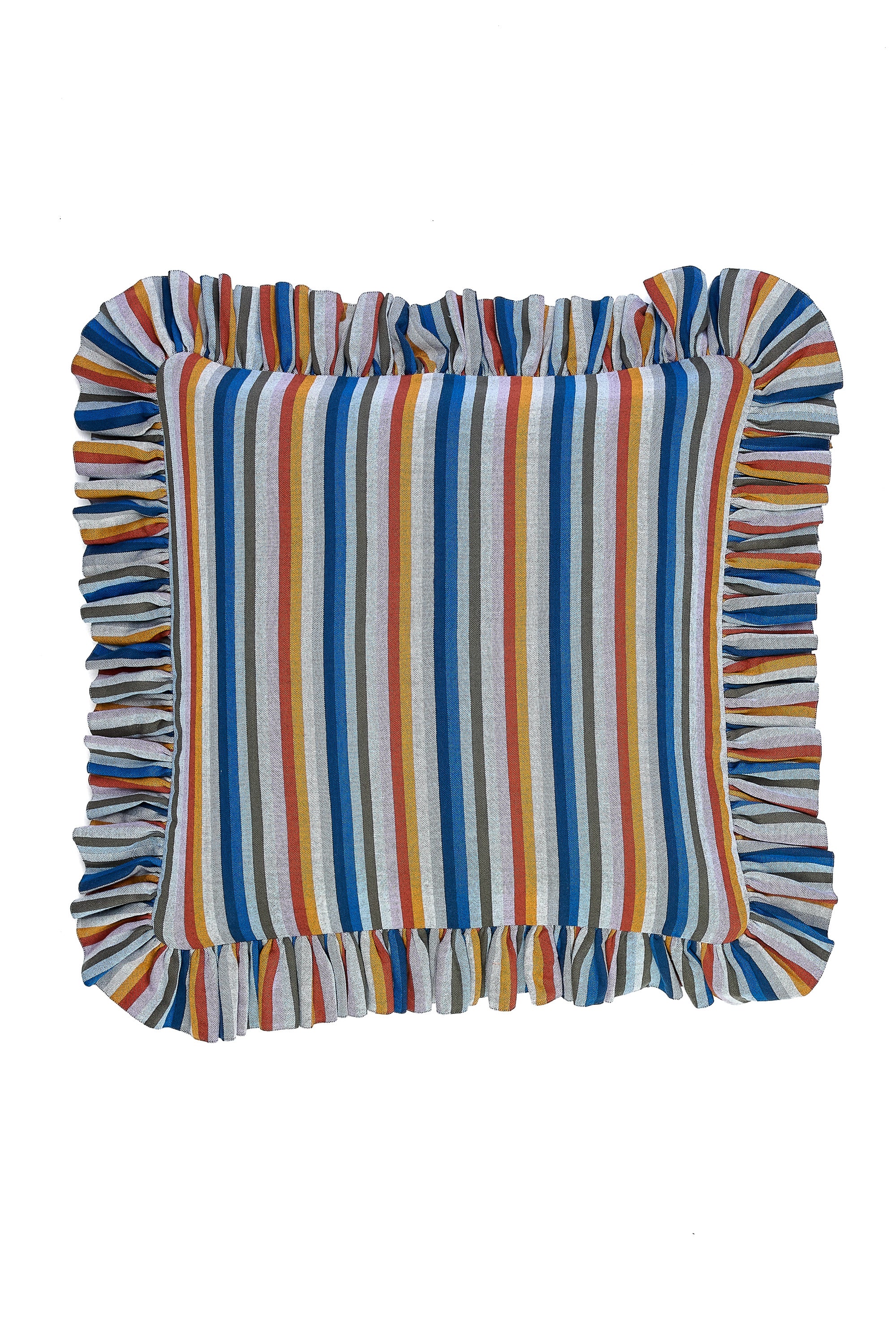 Ruffled Cushion | Flatweave