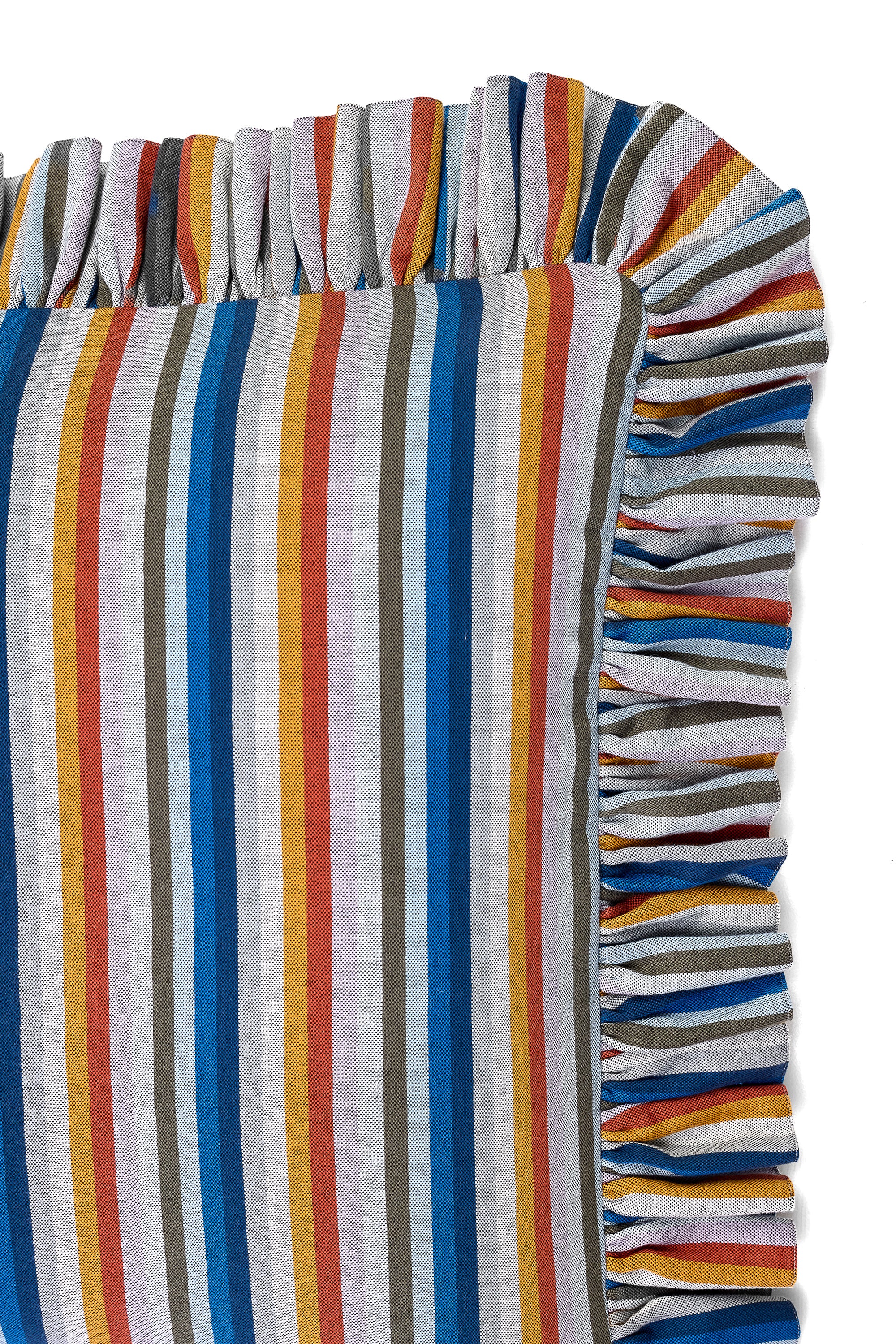 Ruffled Cushion | Flatweave