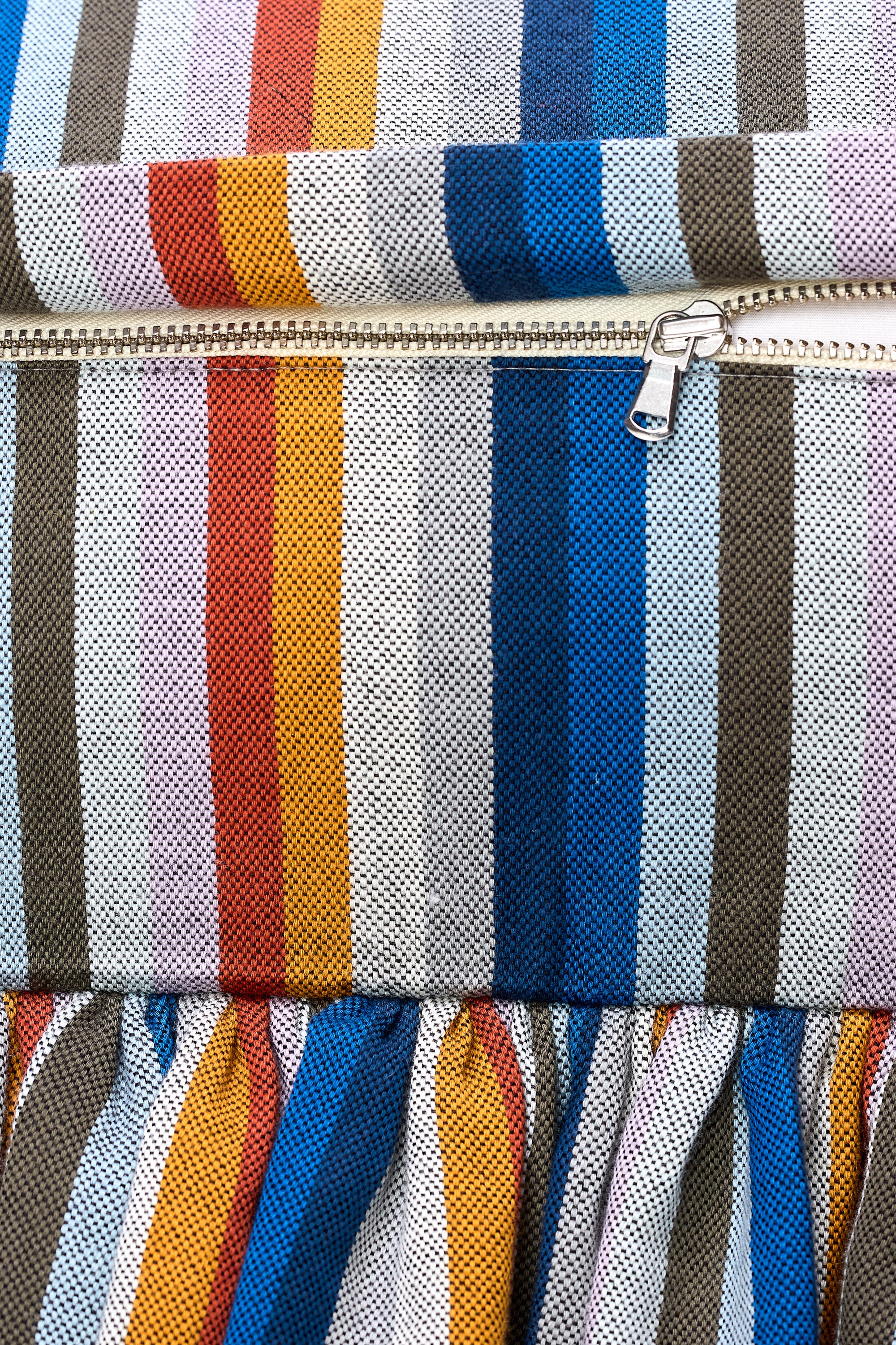 Ruffled Cushion | Flatweave