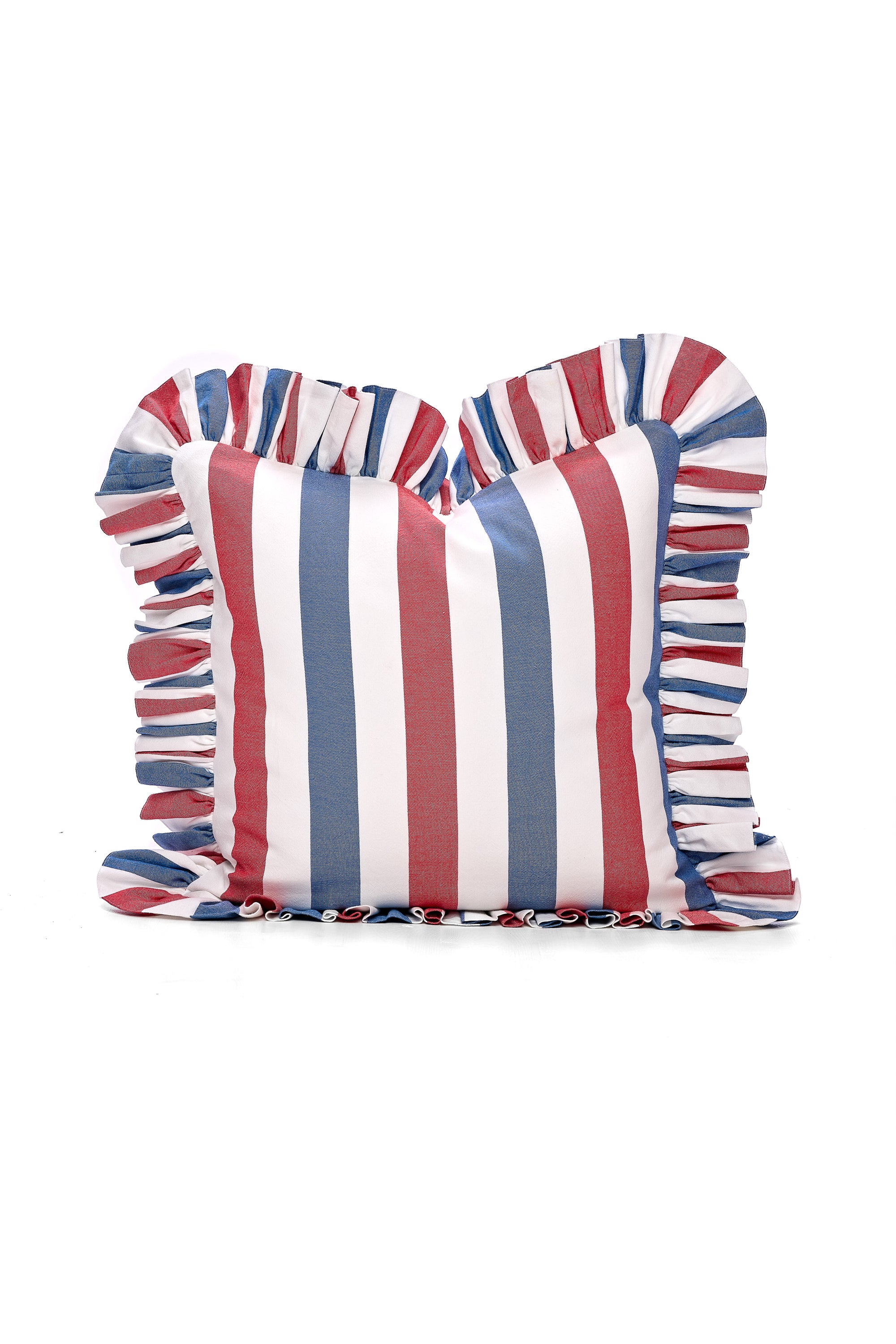 Ruffled Cushion | Flatweave