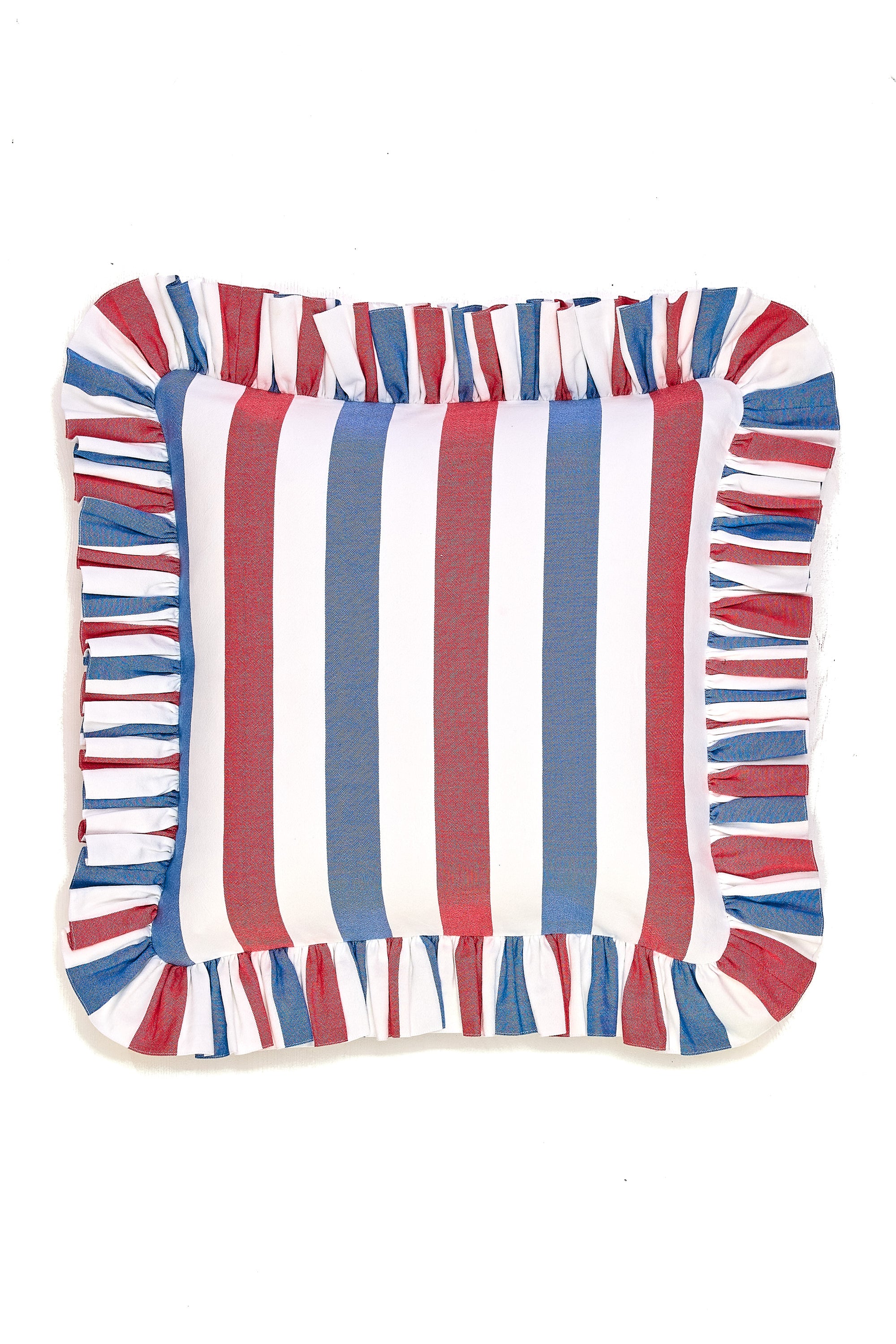 Ruffled Cushion | Flatweave