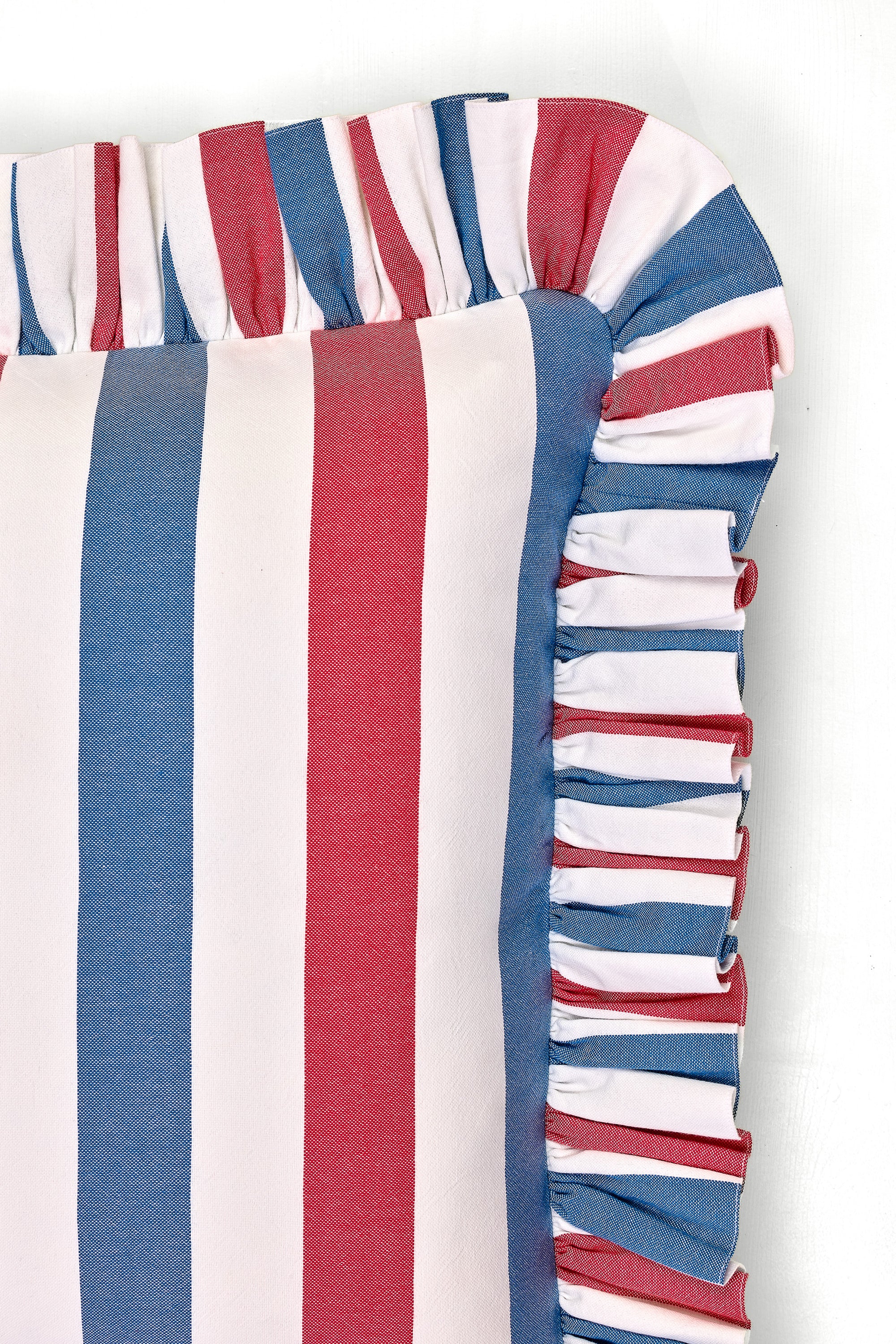 Ruffled Cushion | Flatweave