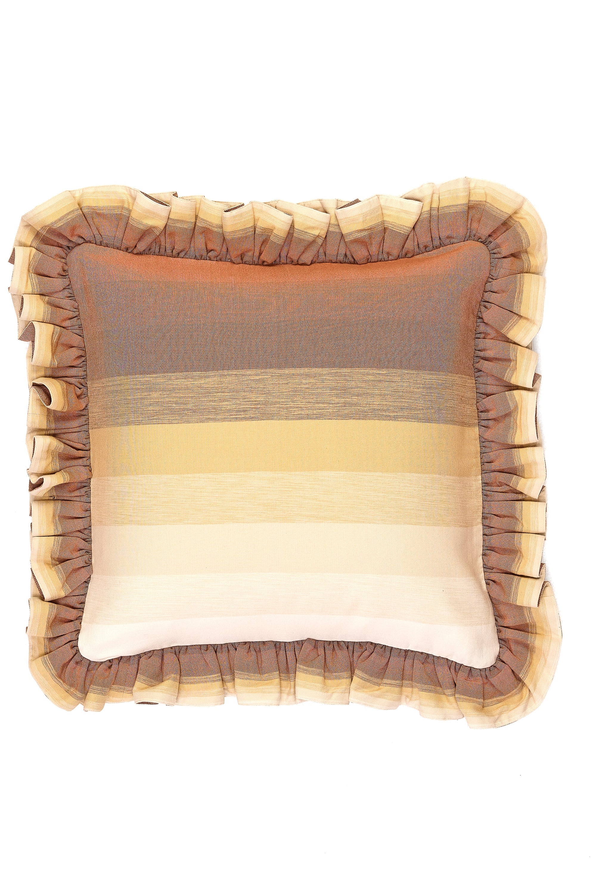 Ruffled Cushion | Flatweave