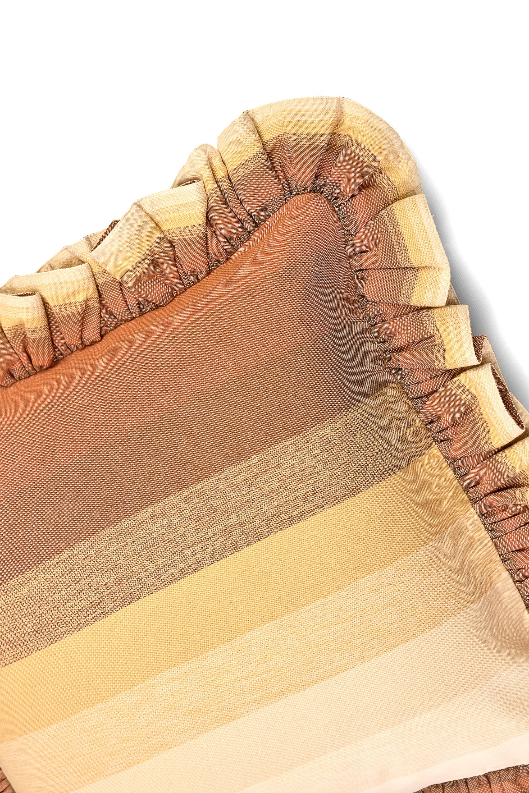 Ruffled Cushion | Flatweave