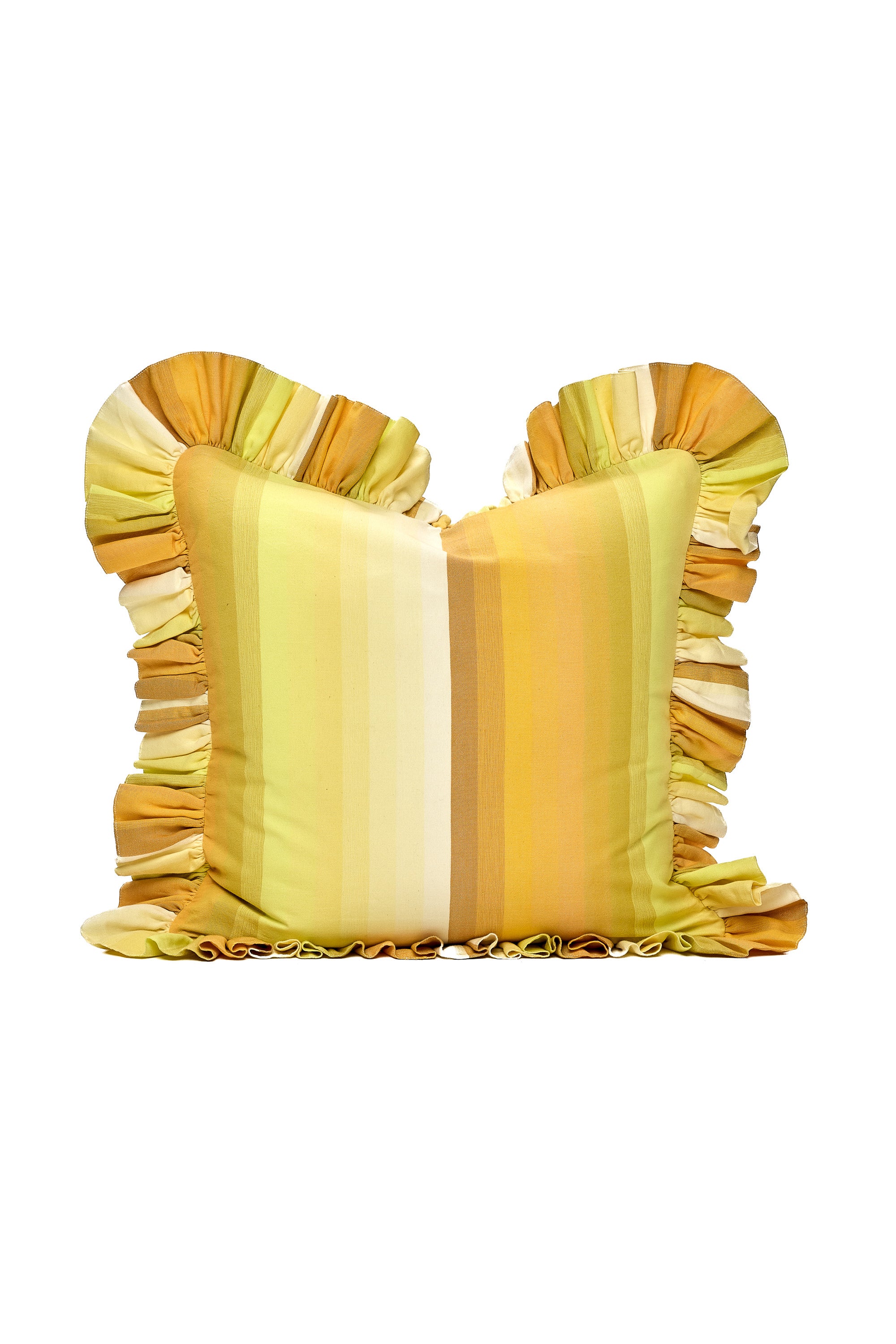 Ruffled Cushion | Flatweave