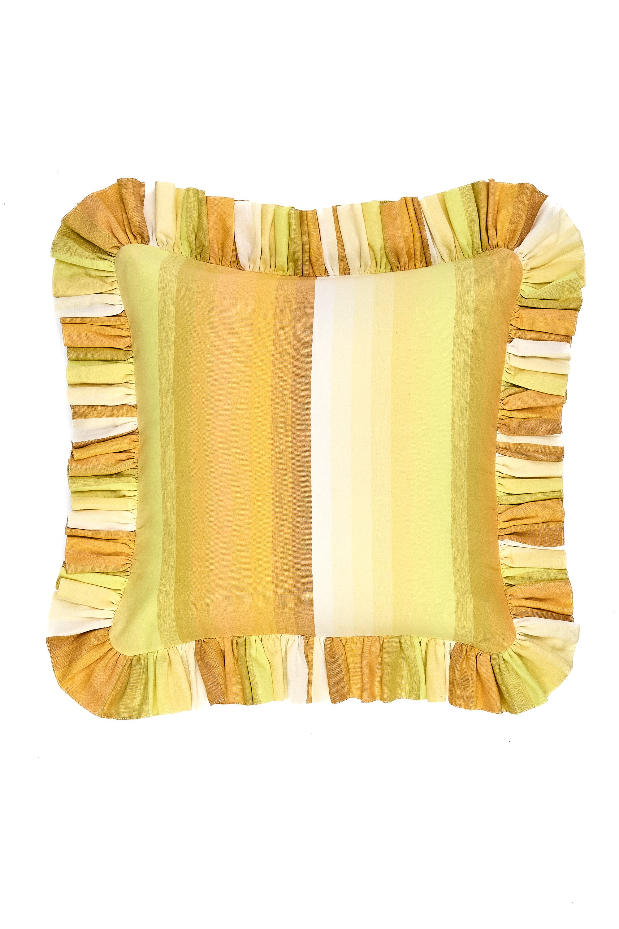 Ruffled Cushion | Flatweave