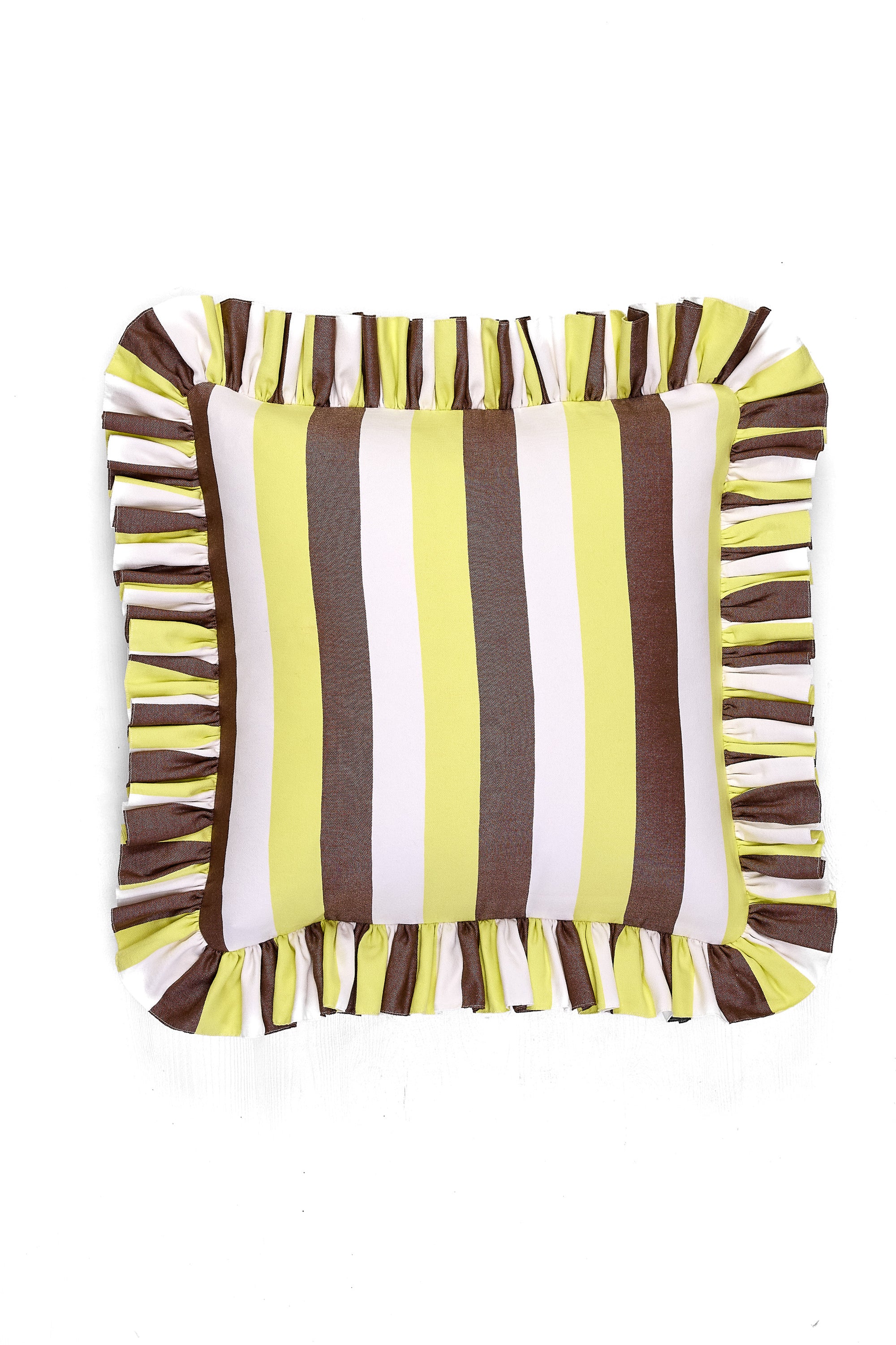 Ruffled Cushion | Flatweave