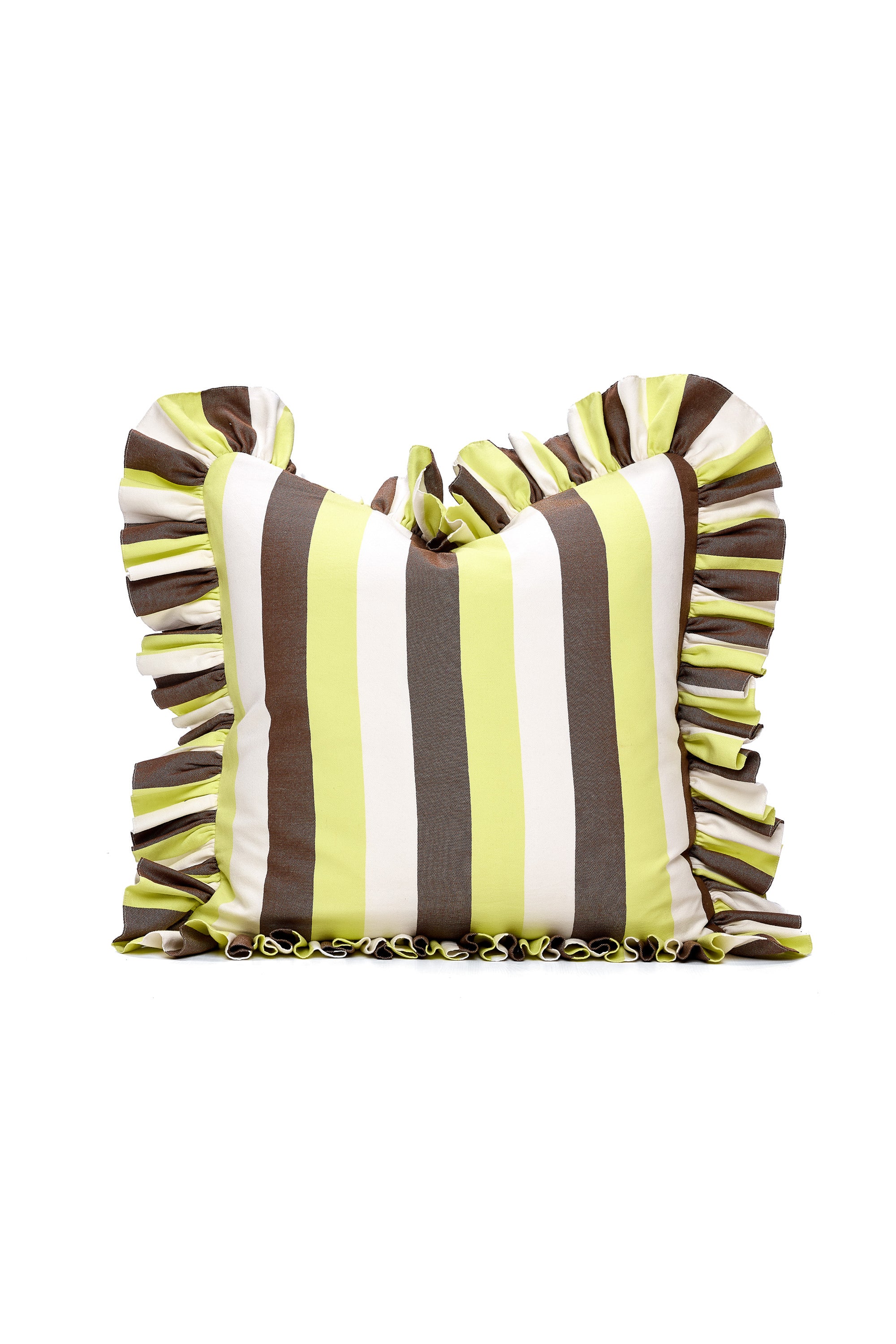 Ruffled Cushion | Flatweave