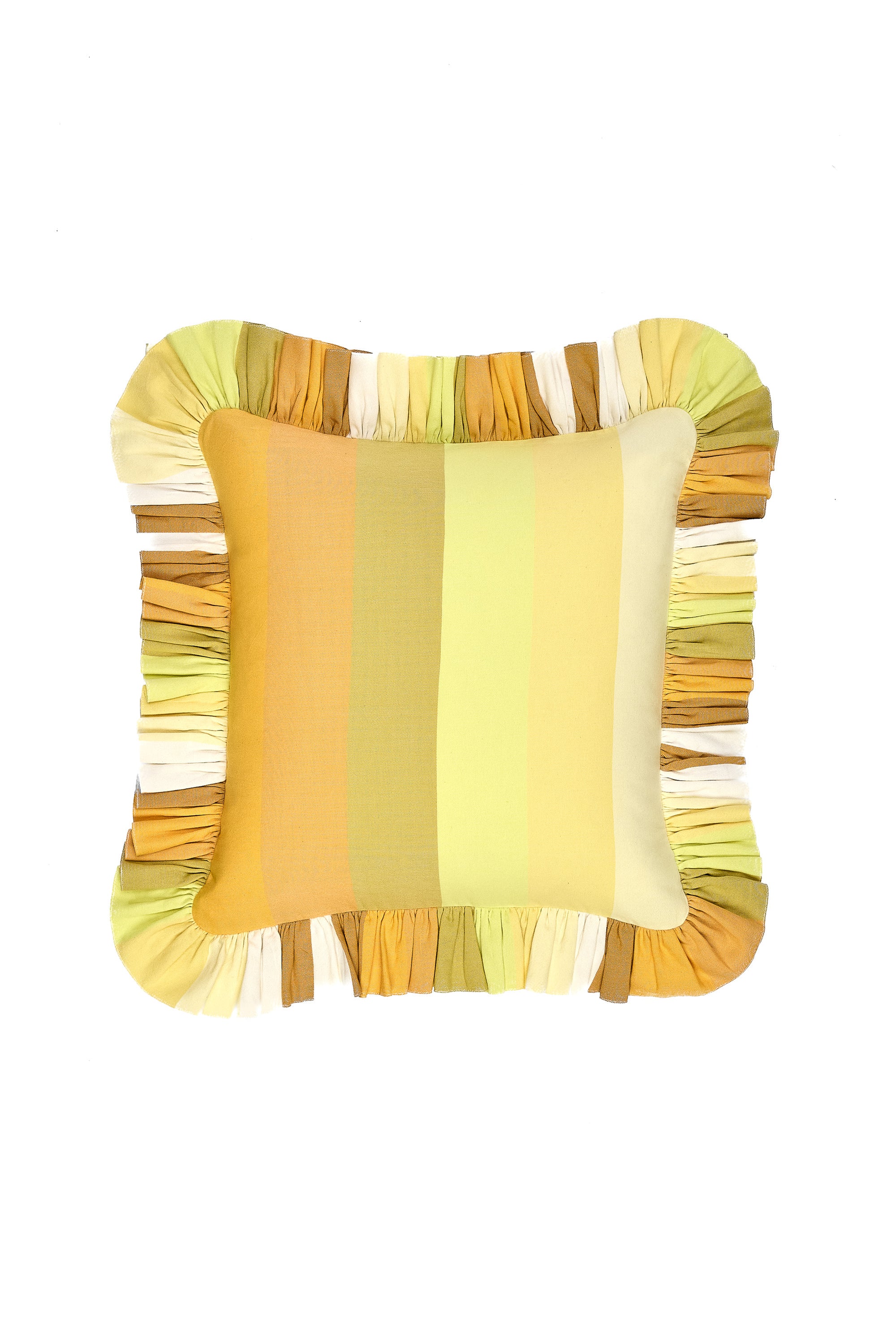 Ruffled Cushion | Flatweave