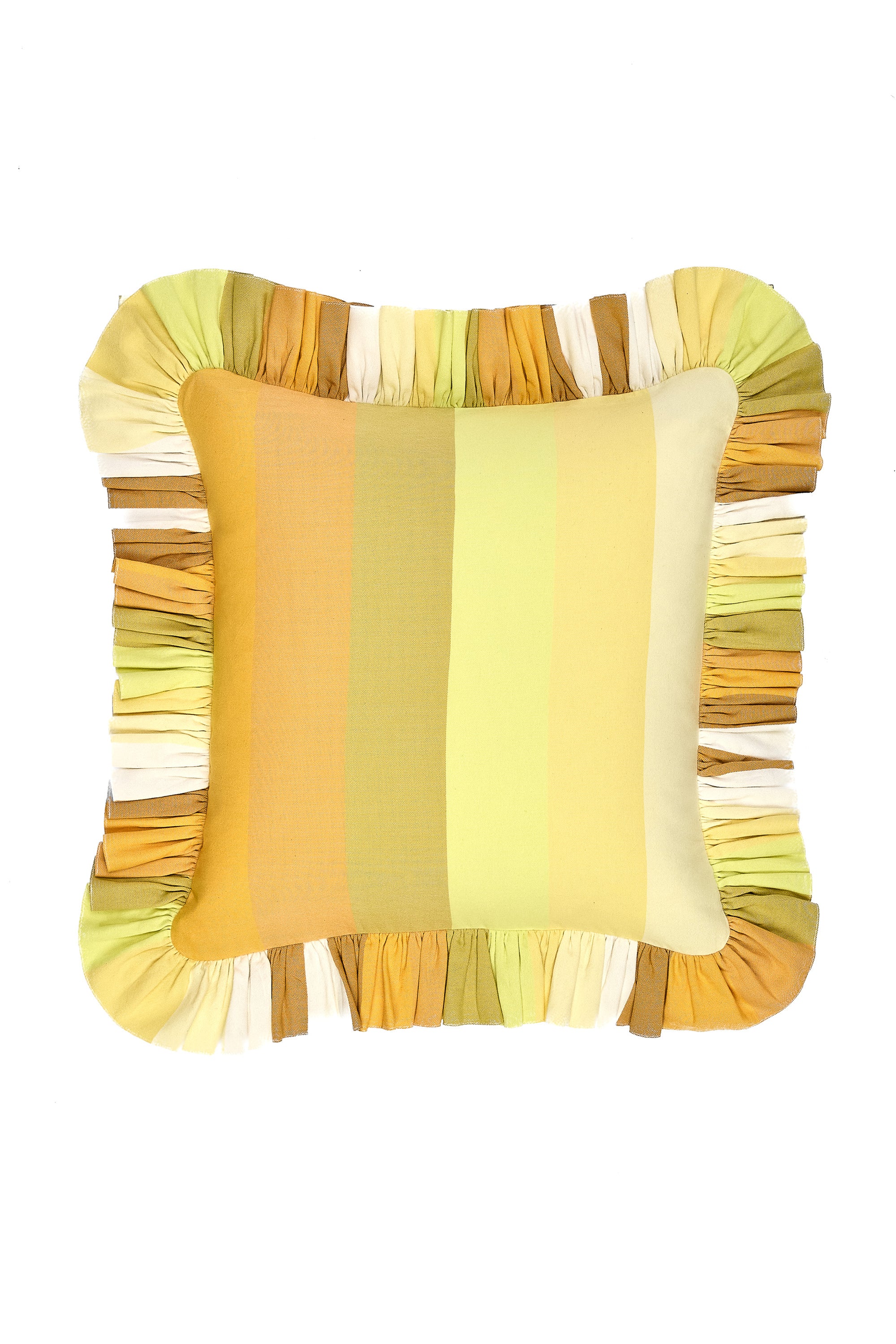 Ruffled Cushion | Flatweave