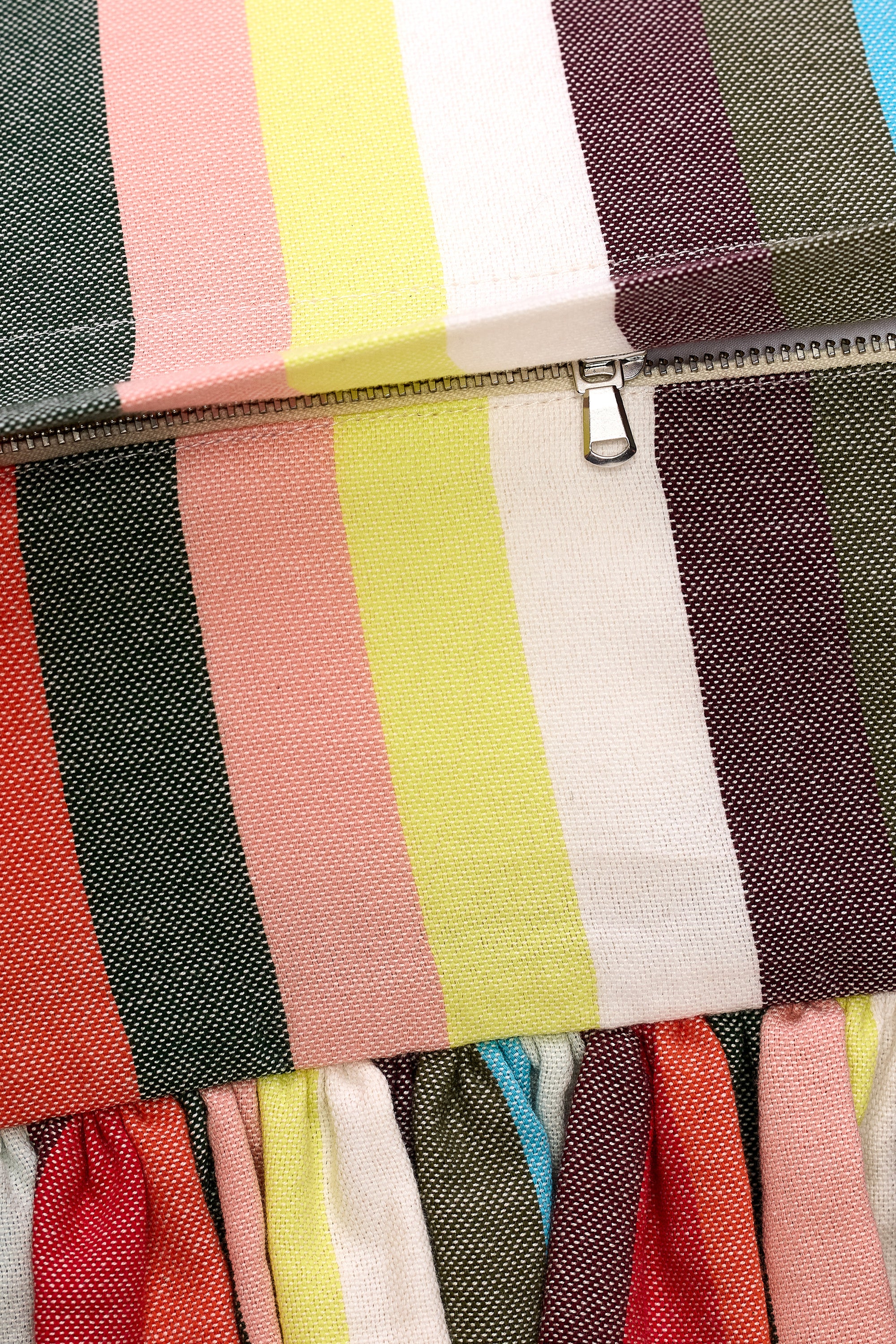 Ruffled Cushion | Flatweave
